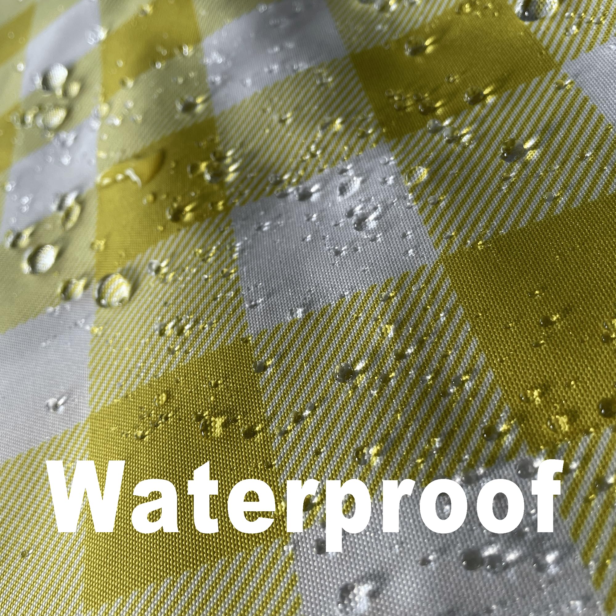 Waterproof Plaid Tablecloth Fabric