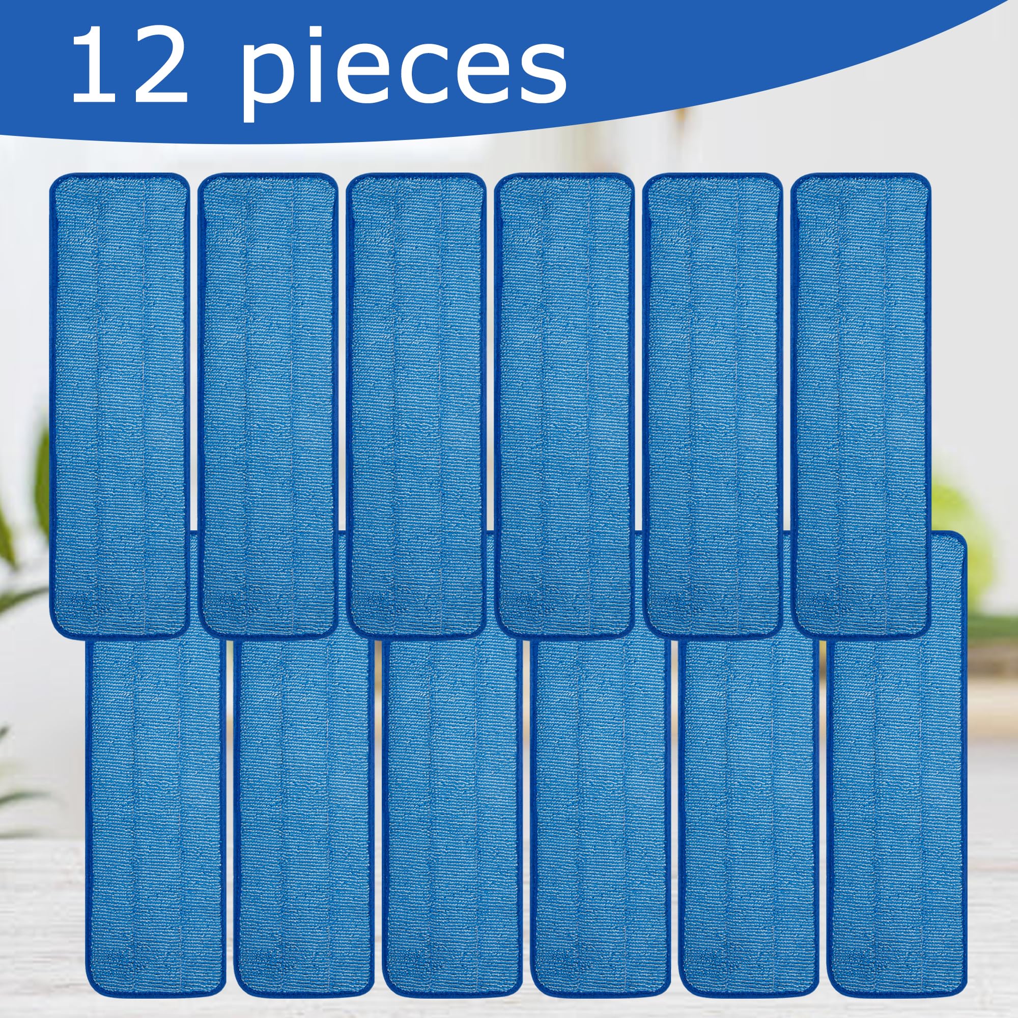 12 Pack Replacement Microfiber Pad (12 Count) - ModHome Supplies