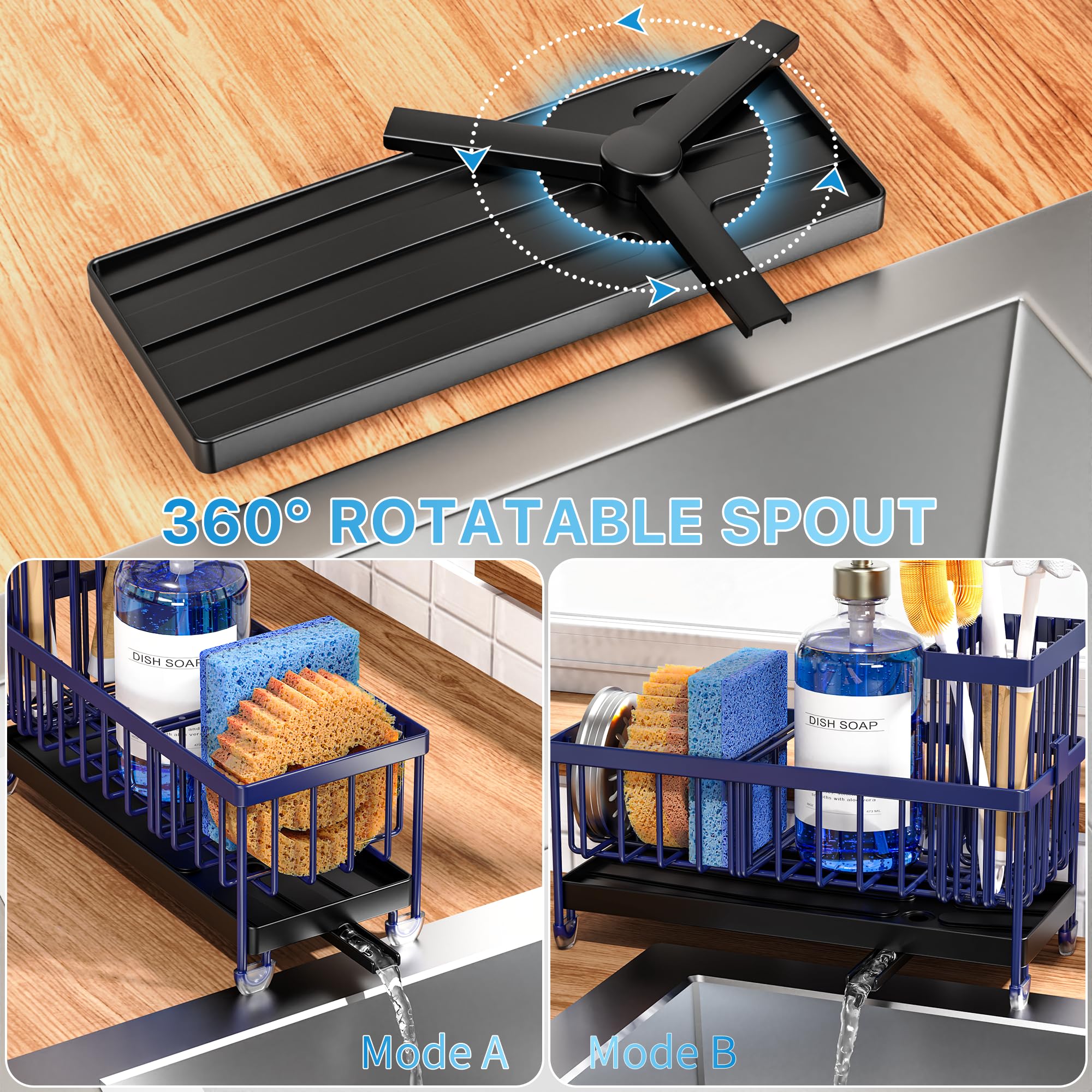 Sponge Holder for Kitchen Sink