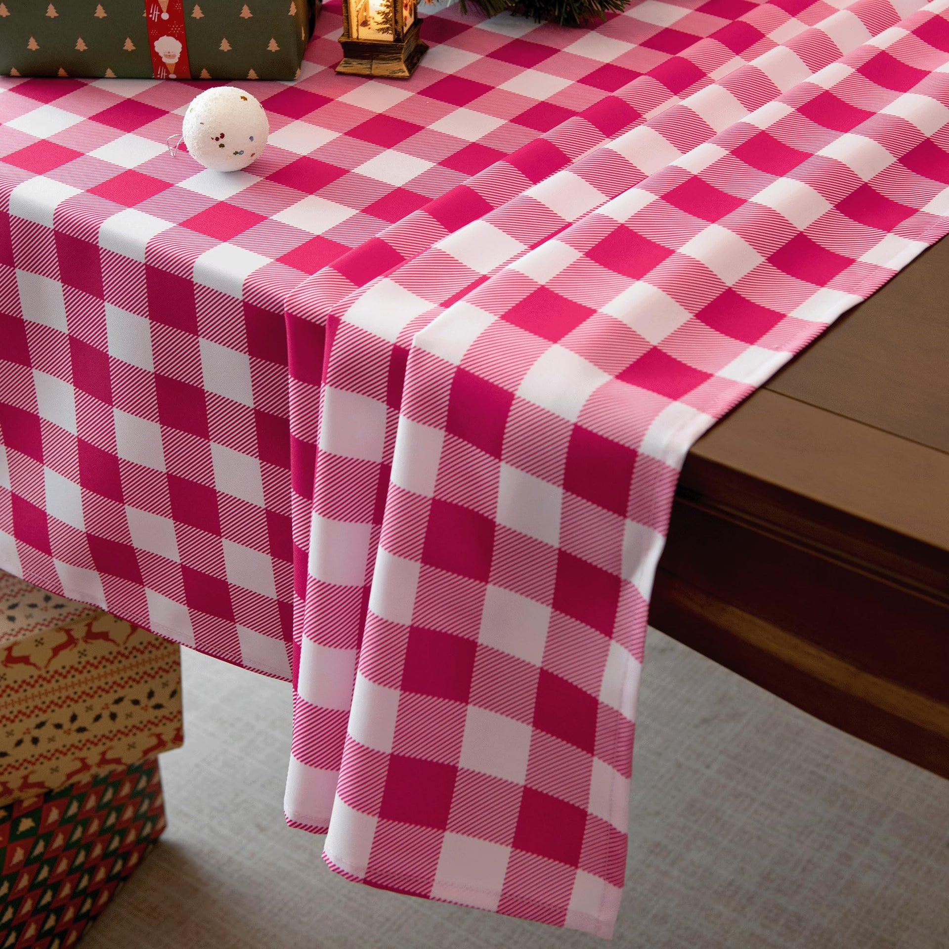 Classic Gingham Buffalo Tablecloth Fabric