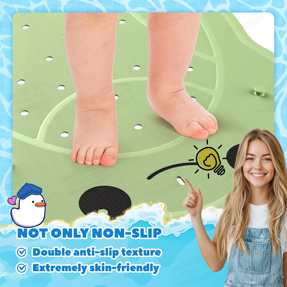 Kids Bathtub Mat Non Slip