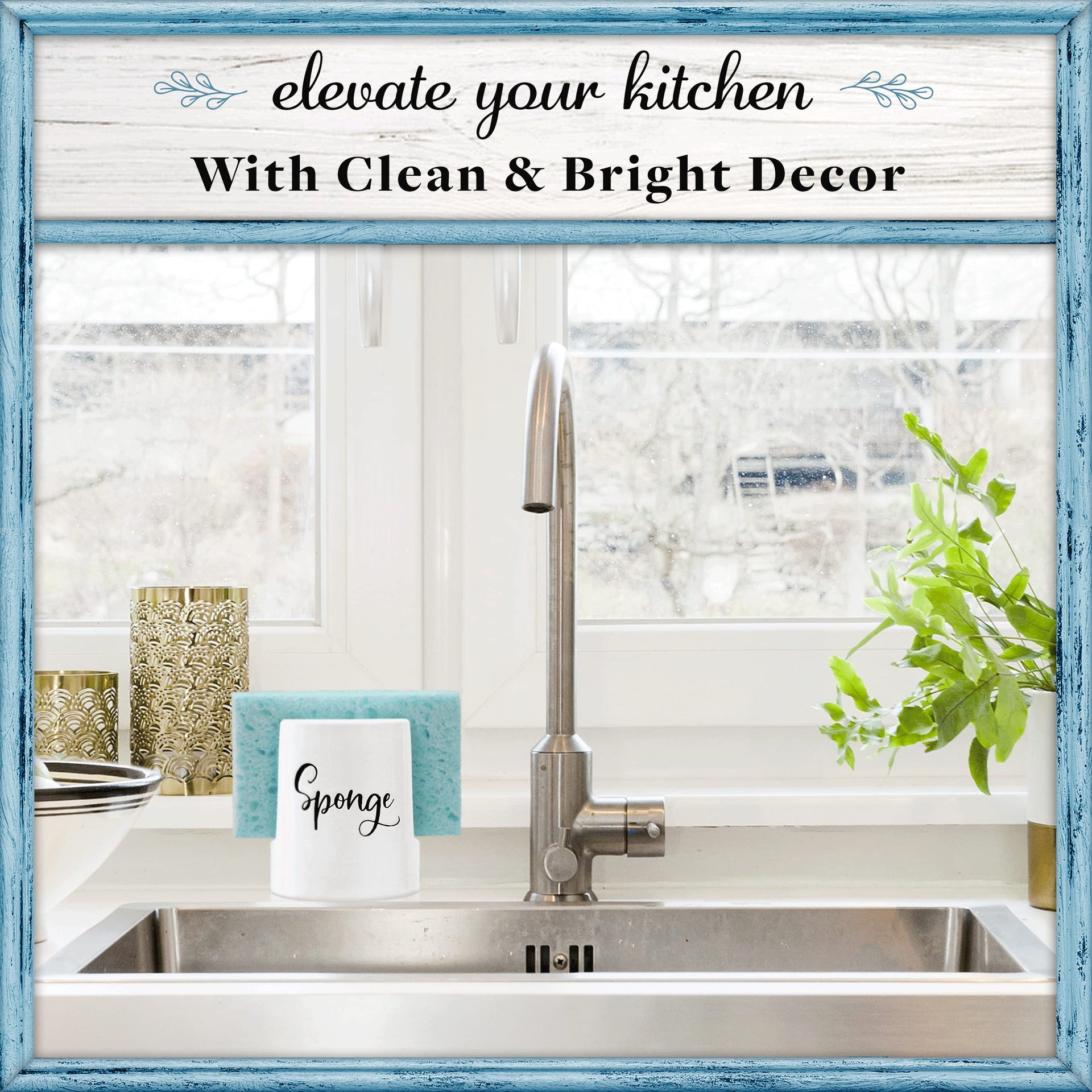 Sponge Holder for Kitchen Sink