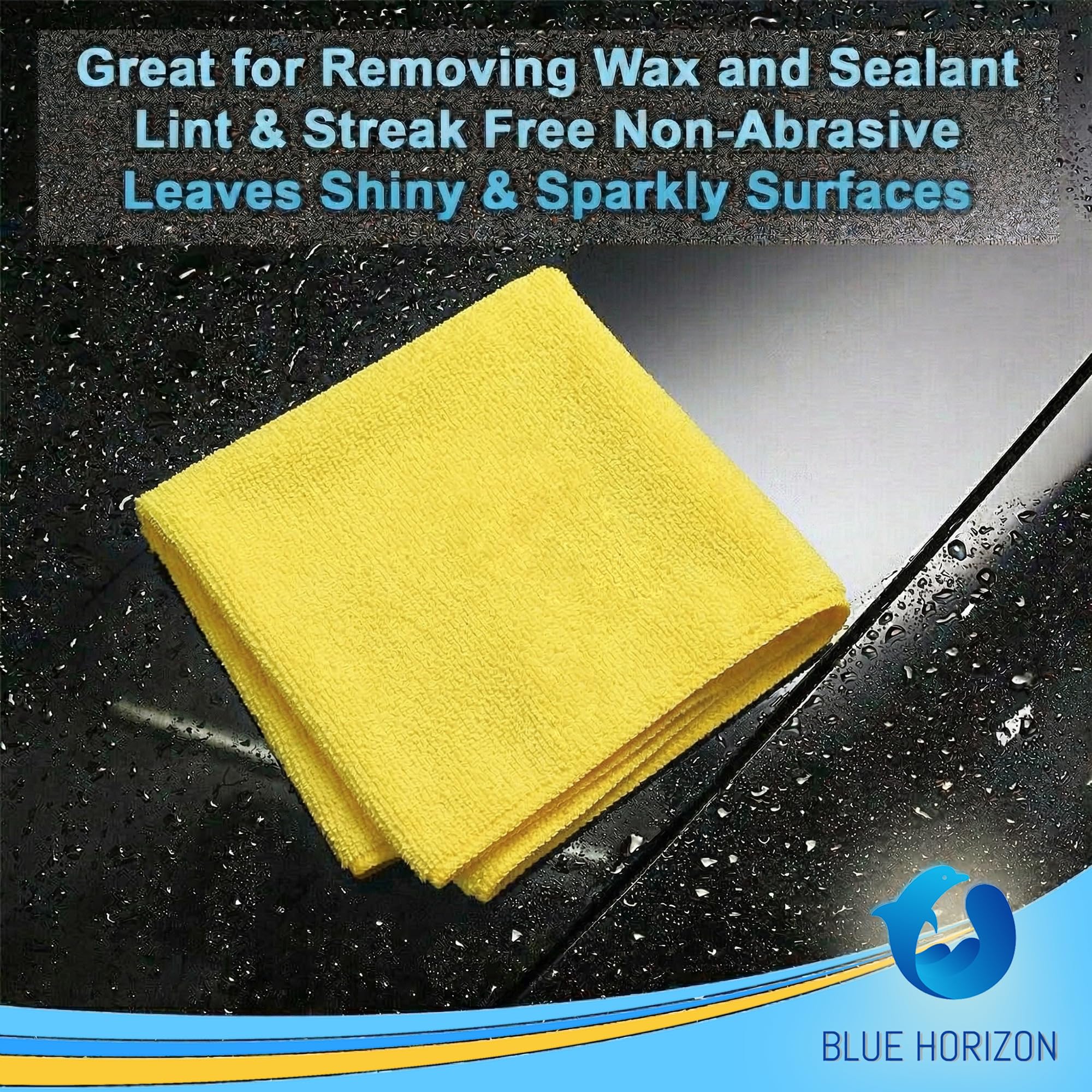 Yellow Microfiber Cleaning Towels (36 Count)