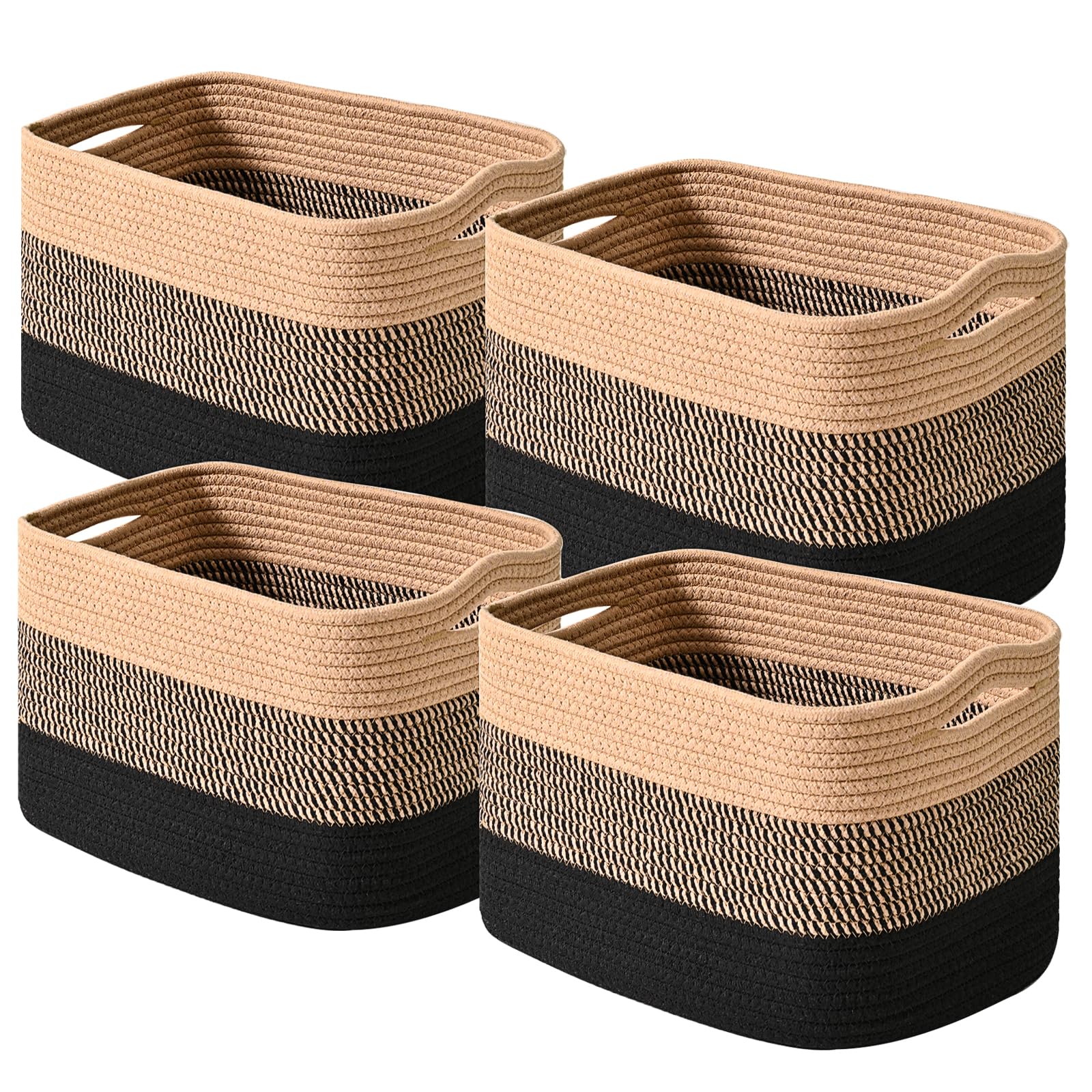 Storage Baskets for Shelves Organizing (4 Count)
