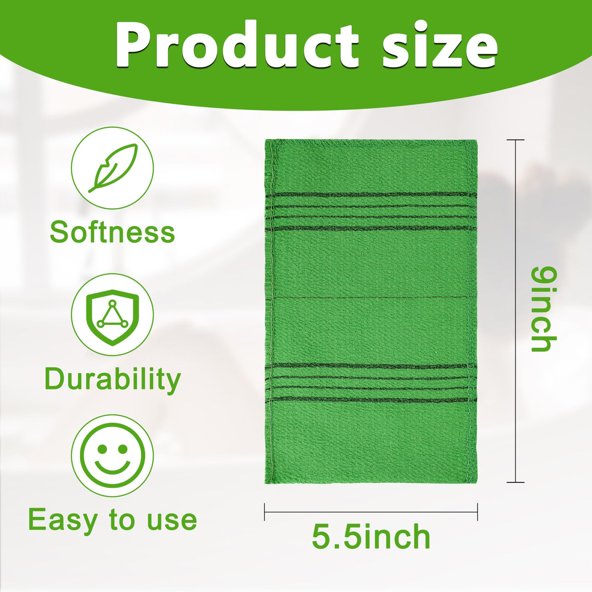 15 Pcs Korean Exfoliating Mitt (15 Count)