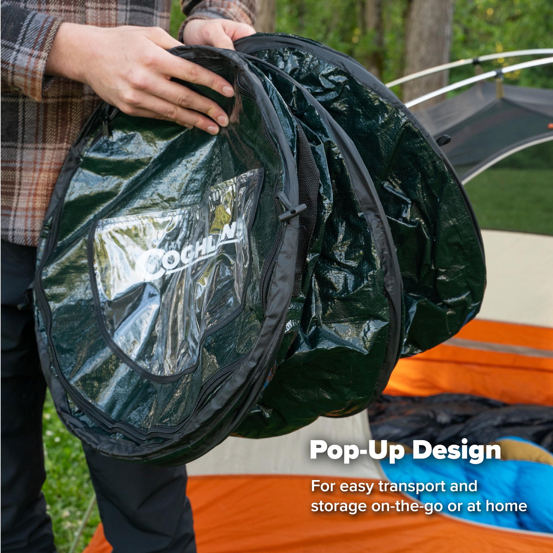 Pop Up Lightweight Trash & Recycle Can