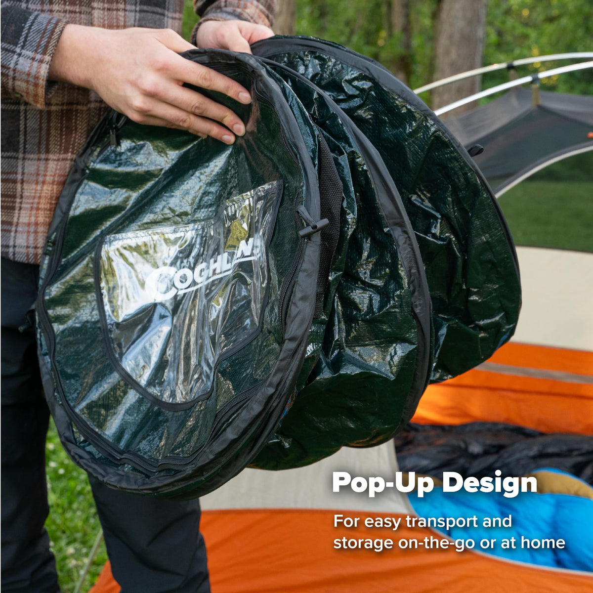 Pop Up Lightweight Trash & Recycle Can