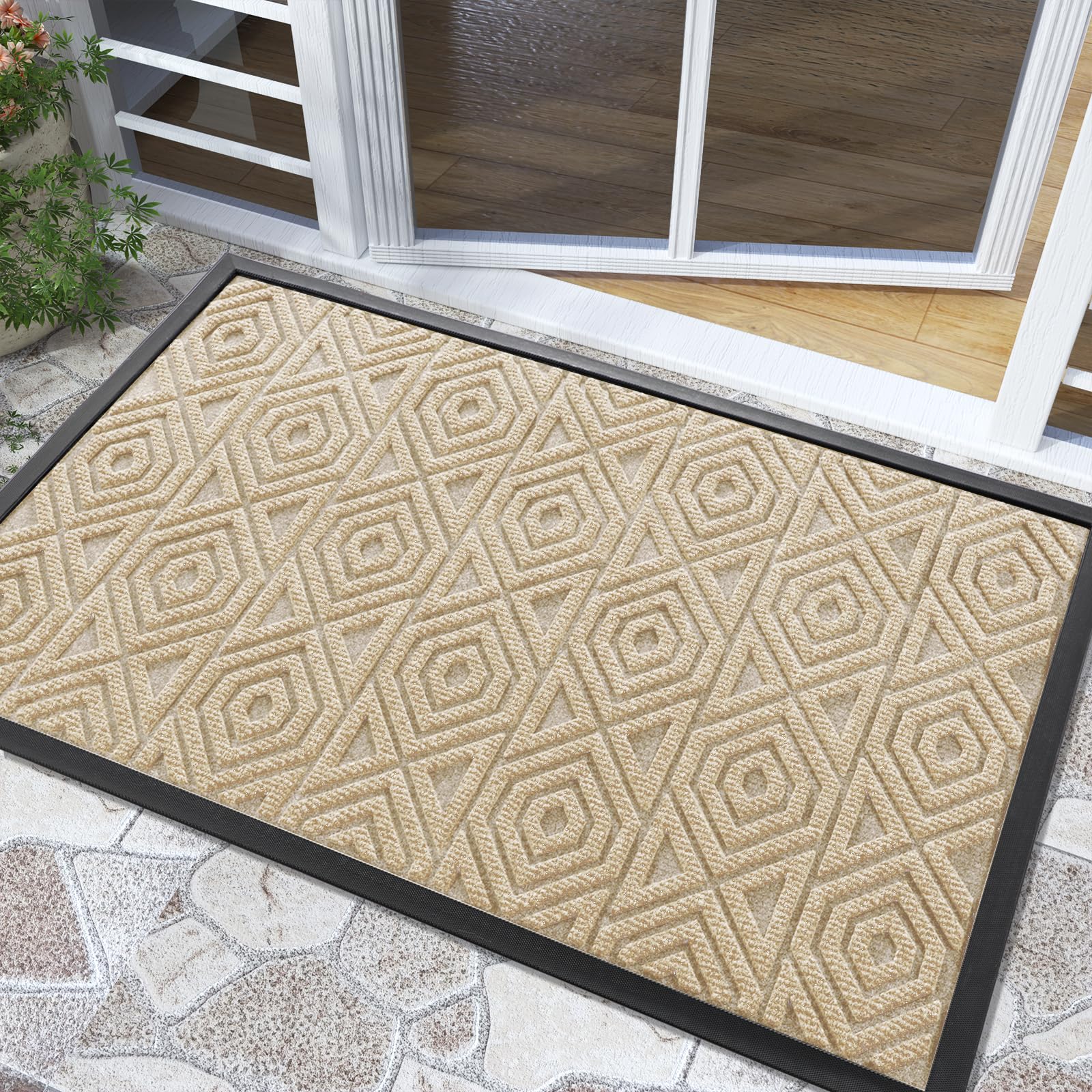 Door Mat Outdoor Indoor Entrance Welcome Mat