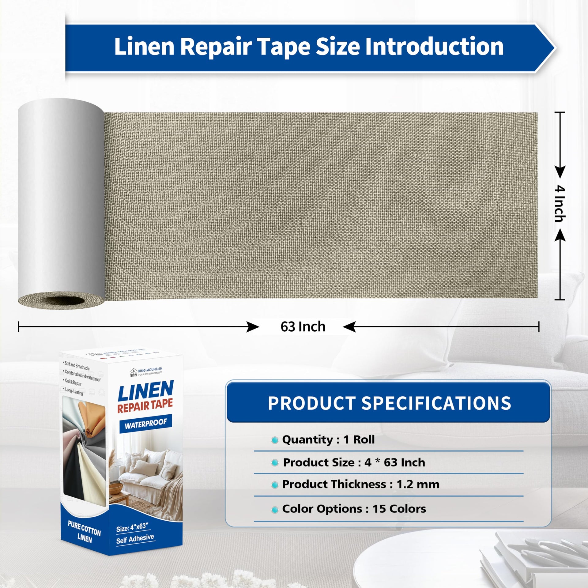 Linen Repair Patches