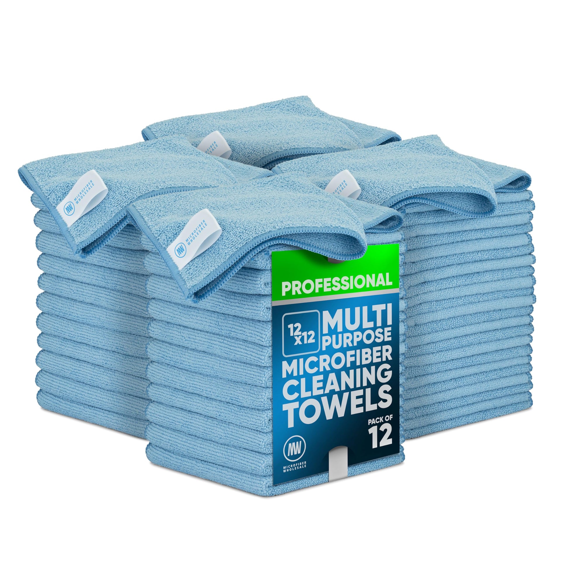 Microfiber Cleaning Wholesale Cloths (48 Count)