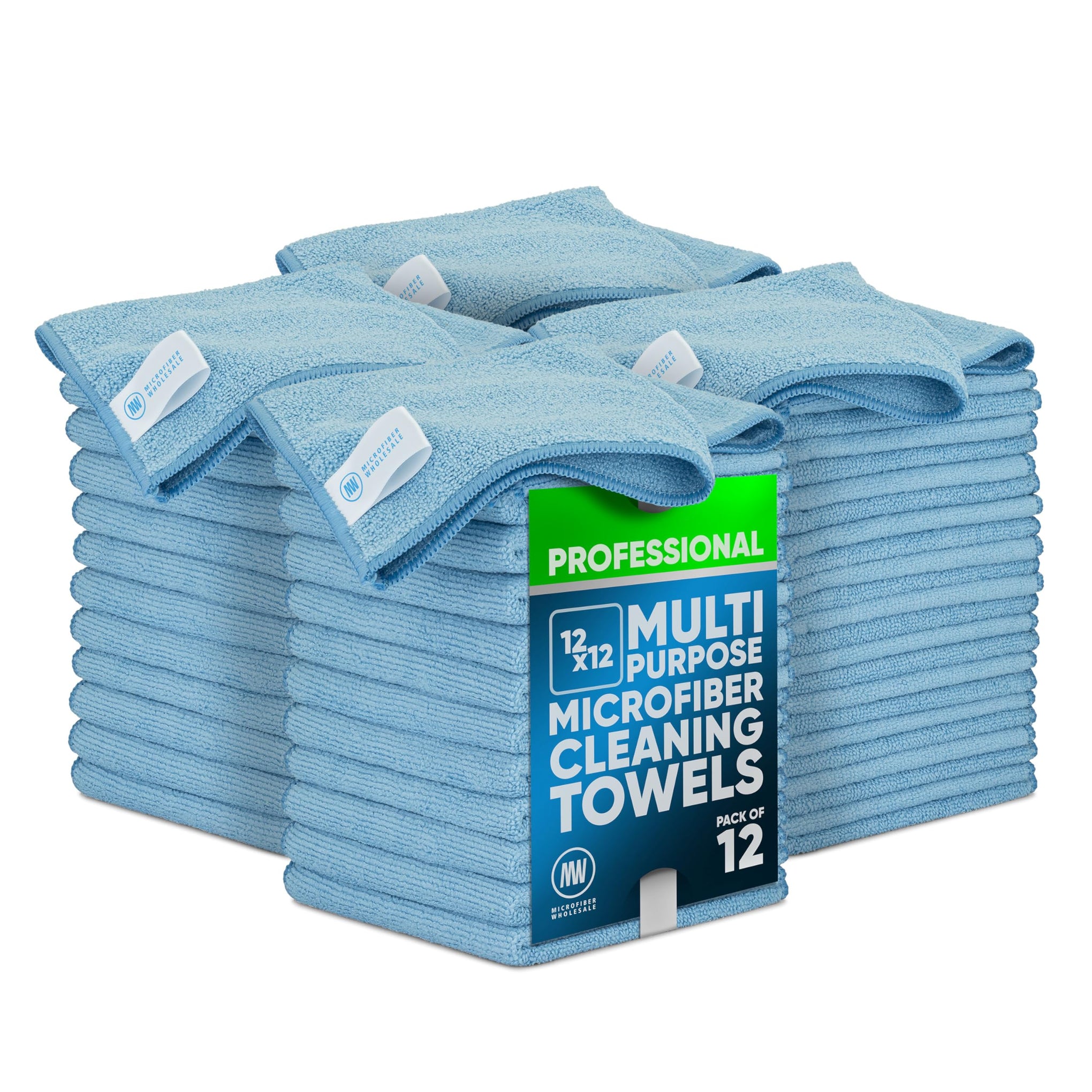 Microfiber Cleaning Wholesale Cloths (48 Count)