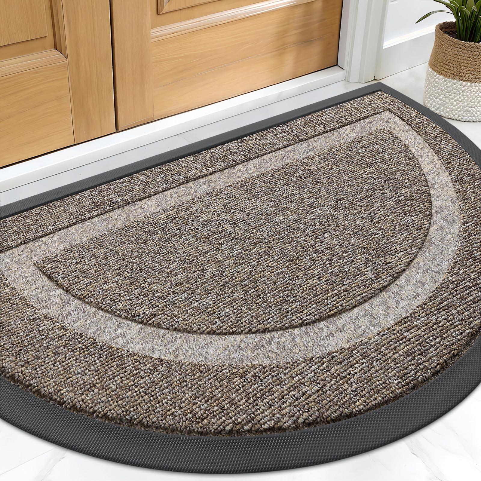 Half Circle Front Door Mat Outside 33x21 All