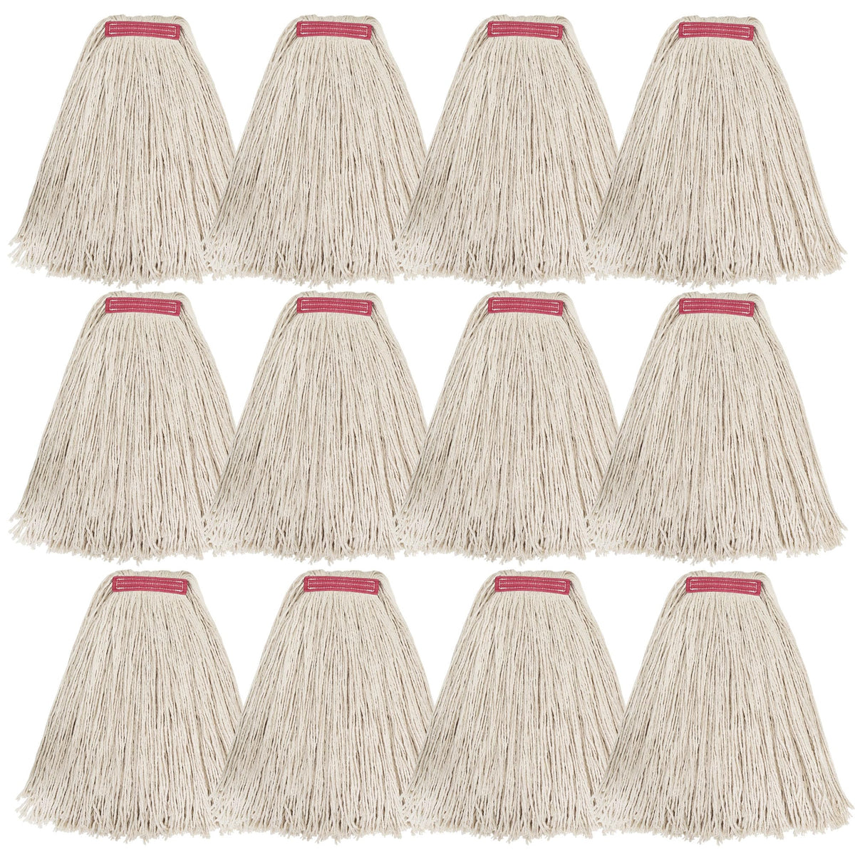 Matthew Cleaning 20oz 12Pack Cotton Mop Head Replacement (12 Count) - ModHome Supplies