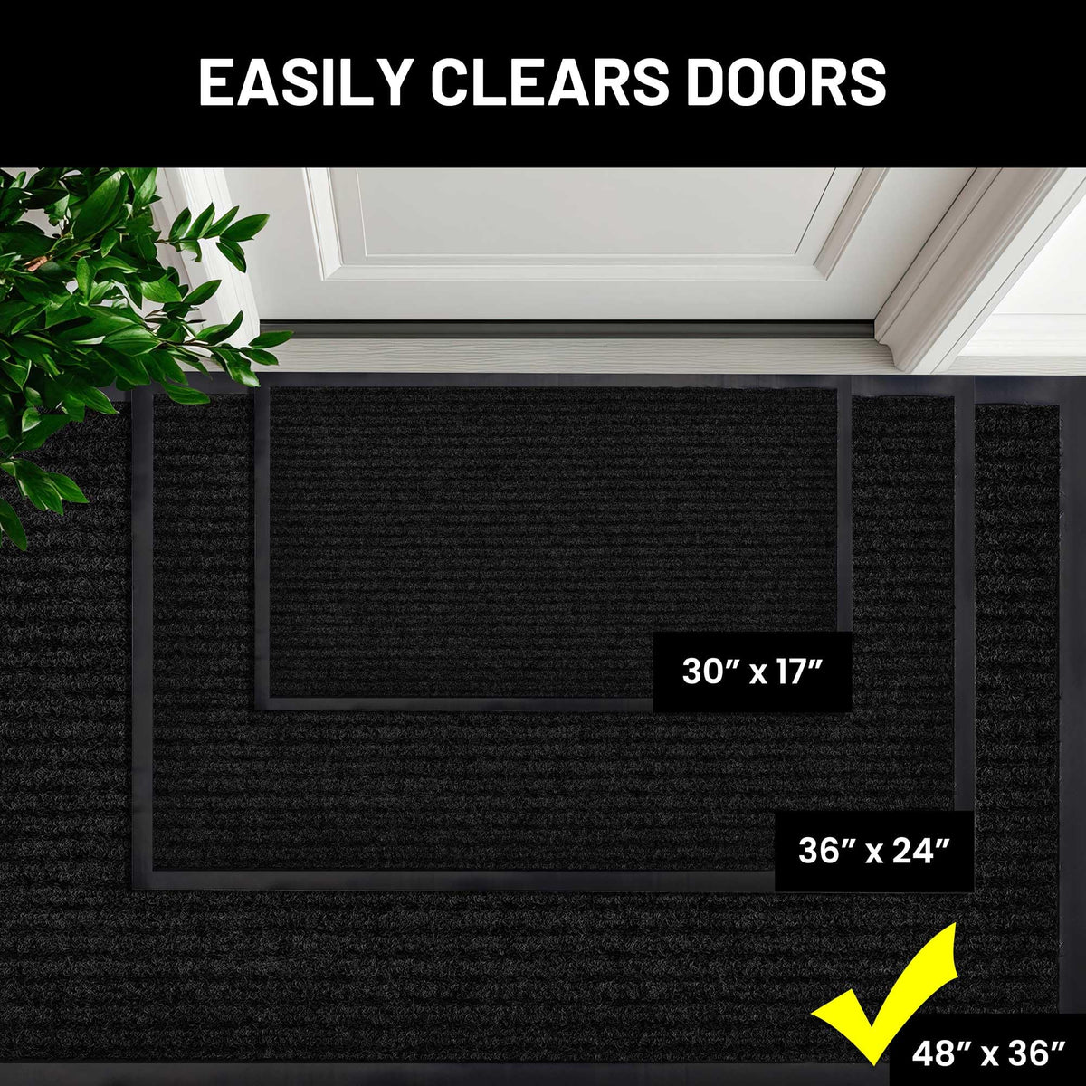 Front Door Mat (2 Count)