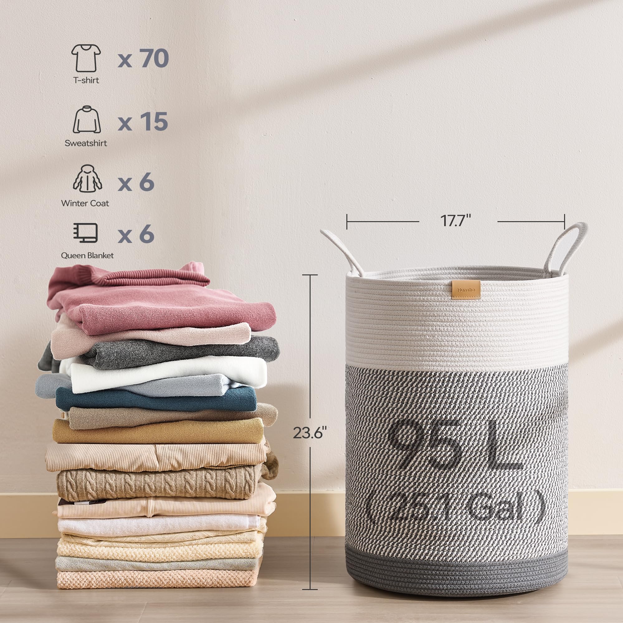 Laundry Hamper 95L