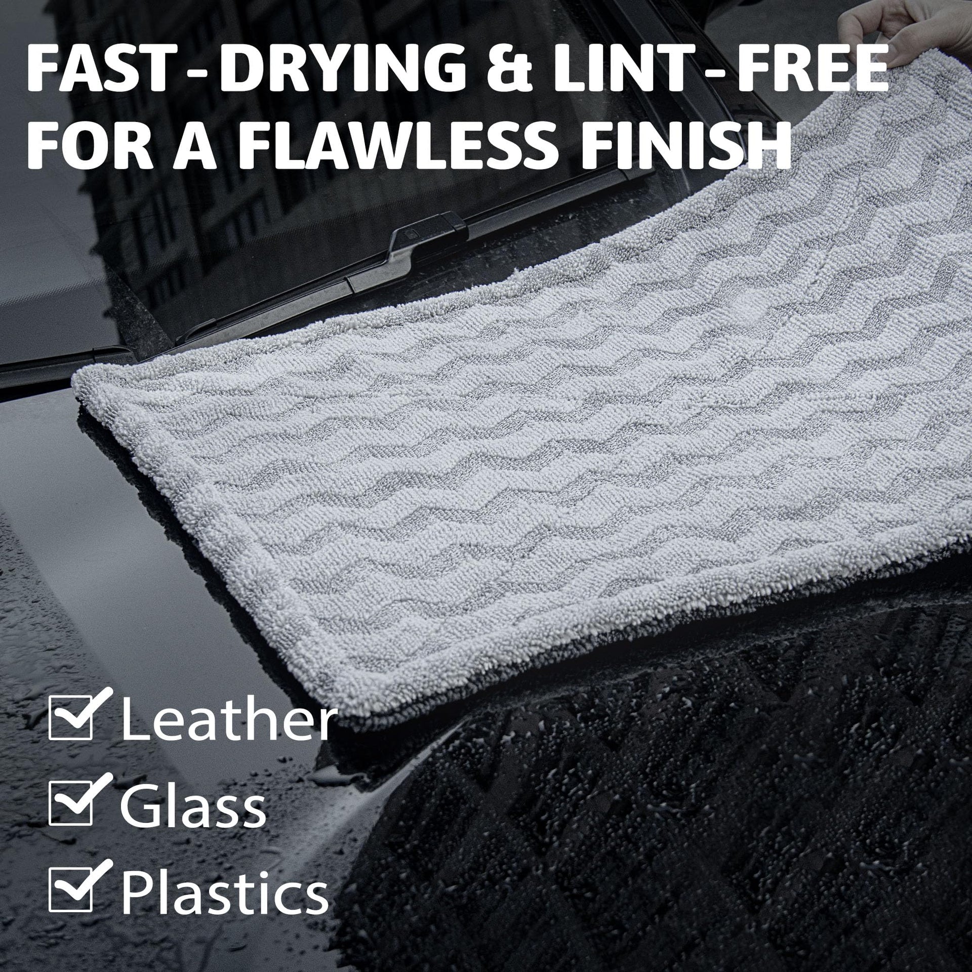 1000GSM Car Drying Towel 18"x24"