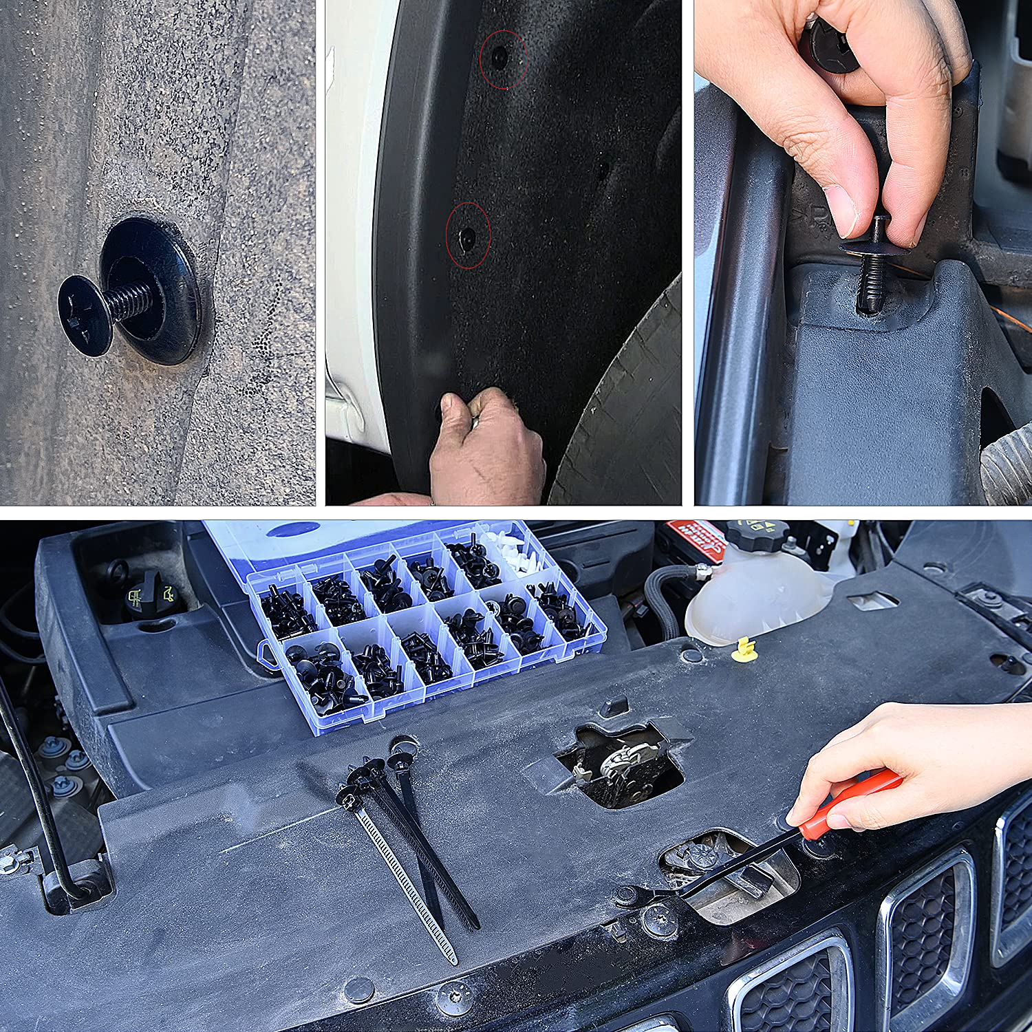 380Pcs Car Automotive Plastic