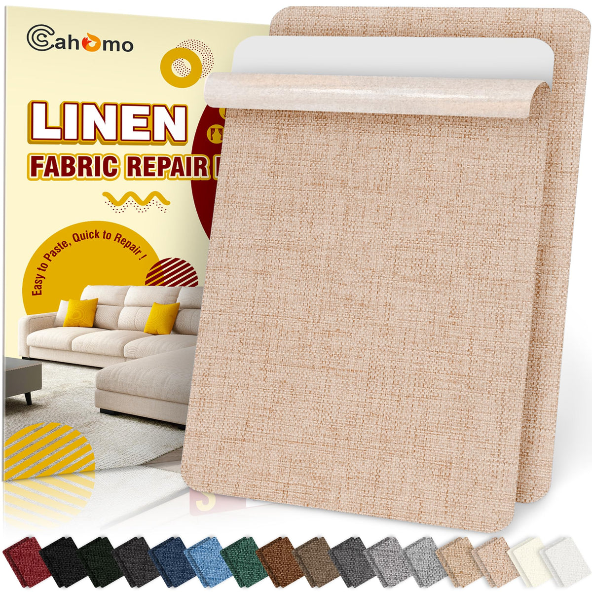Linen Repair Tape 2Pcs 8x12 inch