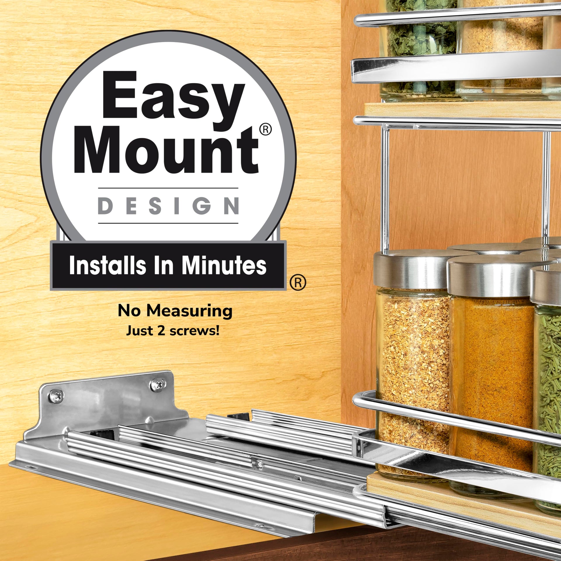 lite™ Pull Out Spice Organization for Cabinets
