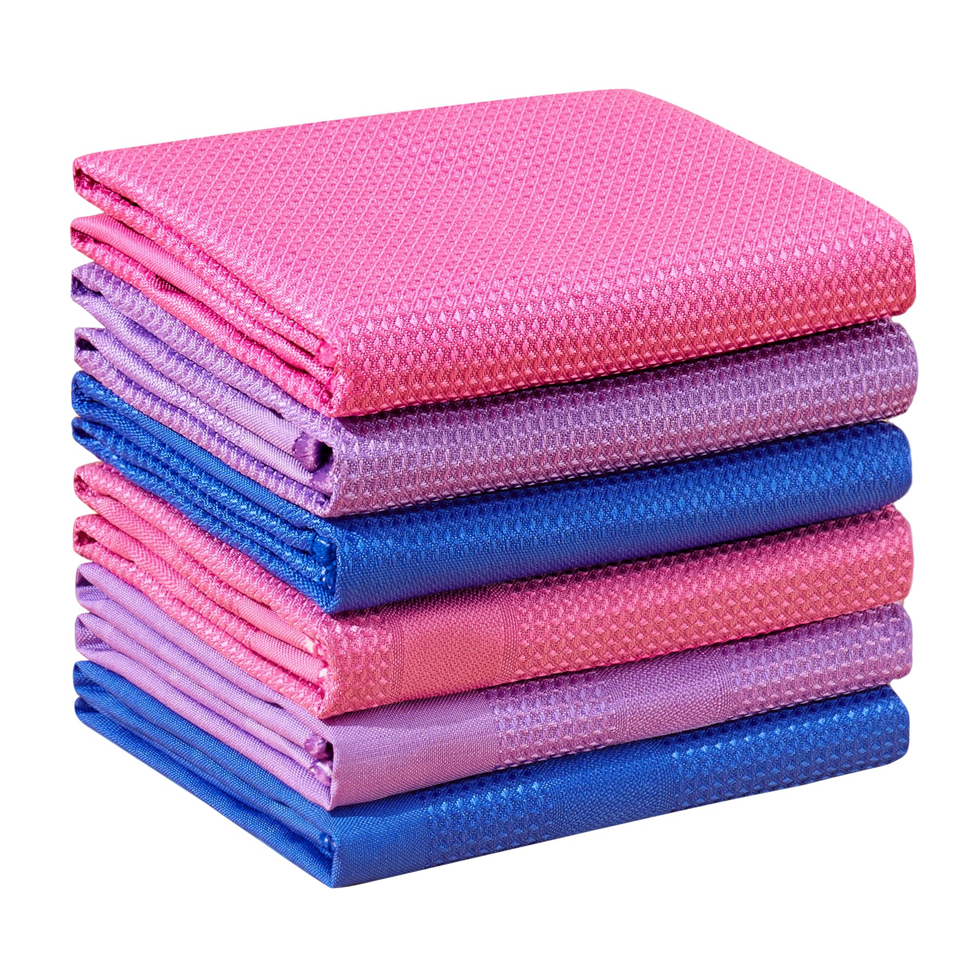 Microfiber Waffle Weave Cleaning Cloth (6 Count)