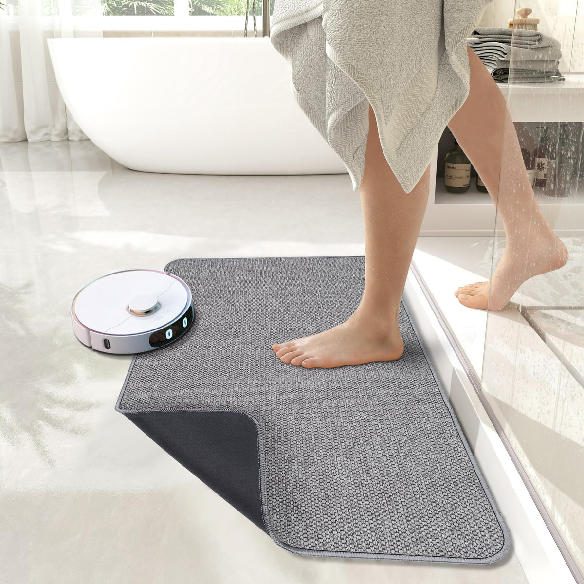 Bath Mat Ultra Thin Bathroom Rugs