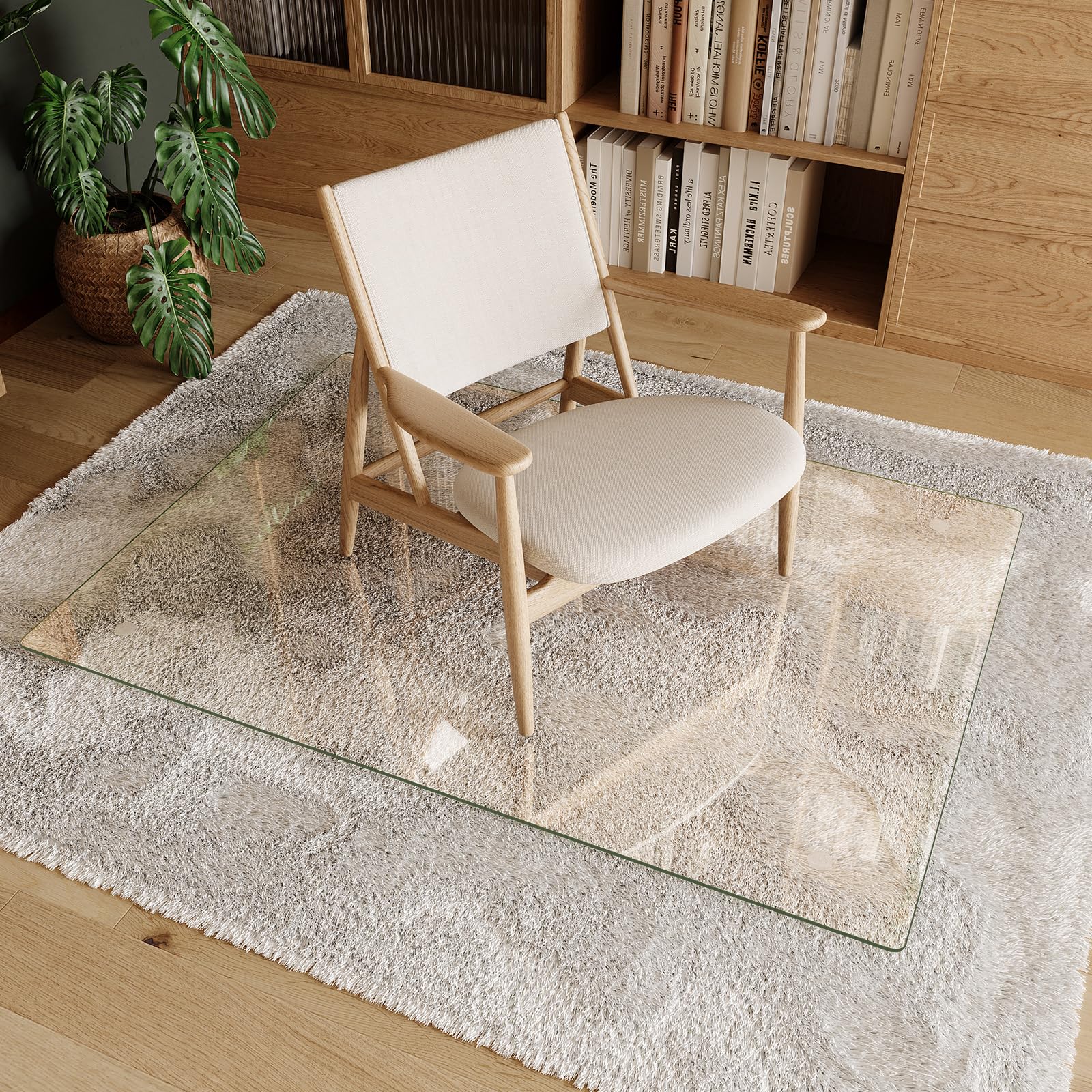 Tempered Glass Chair Mat 36"x50"