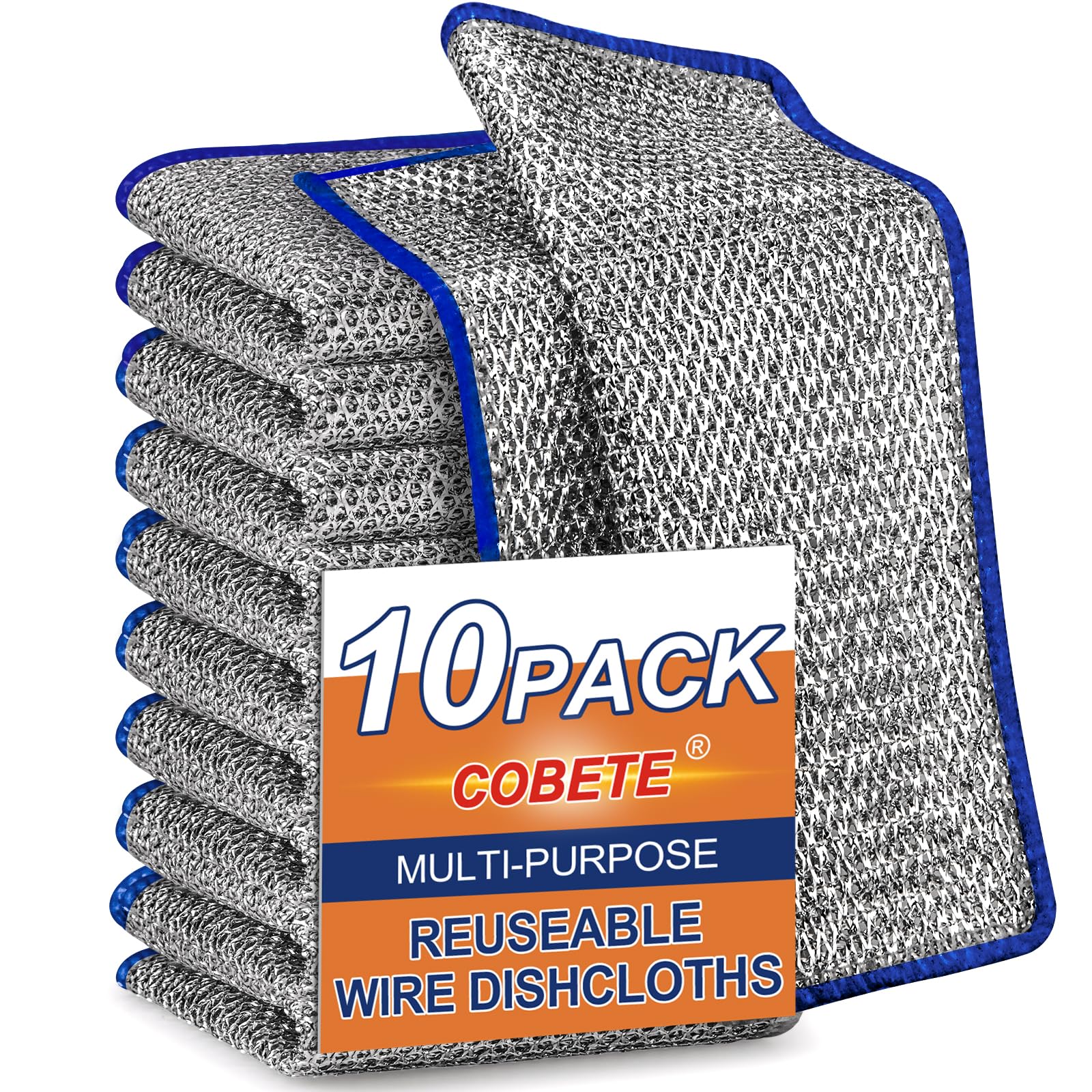 Non Scratch Wire Dishcloth (10 Count)