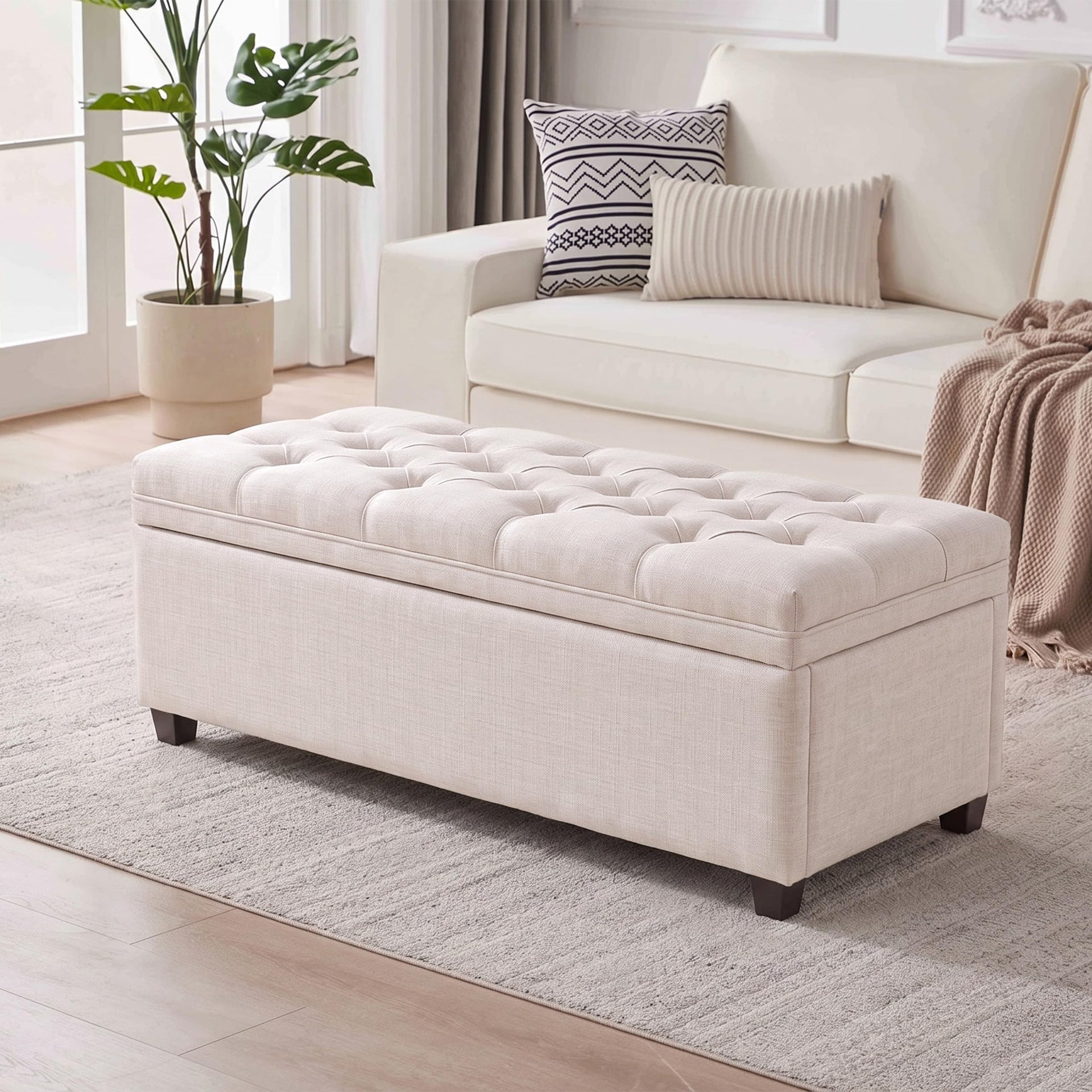 43 Inch Storage Ottoman