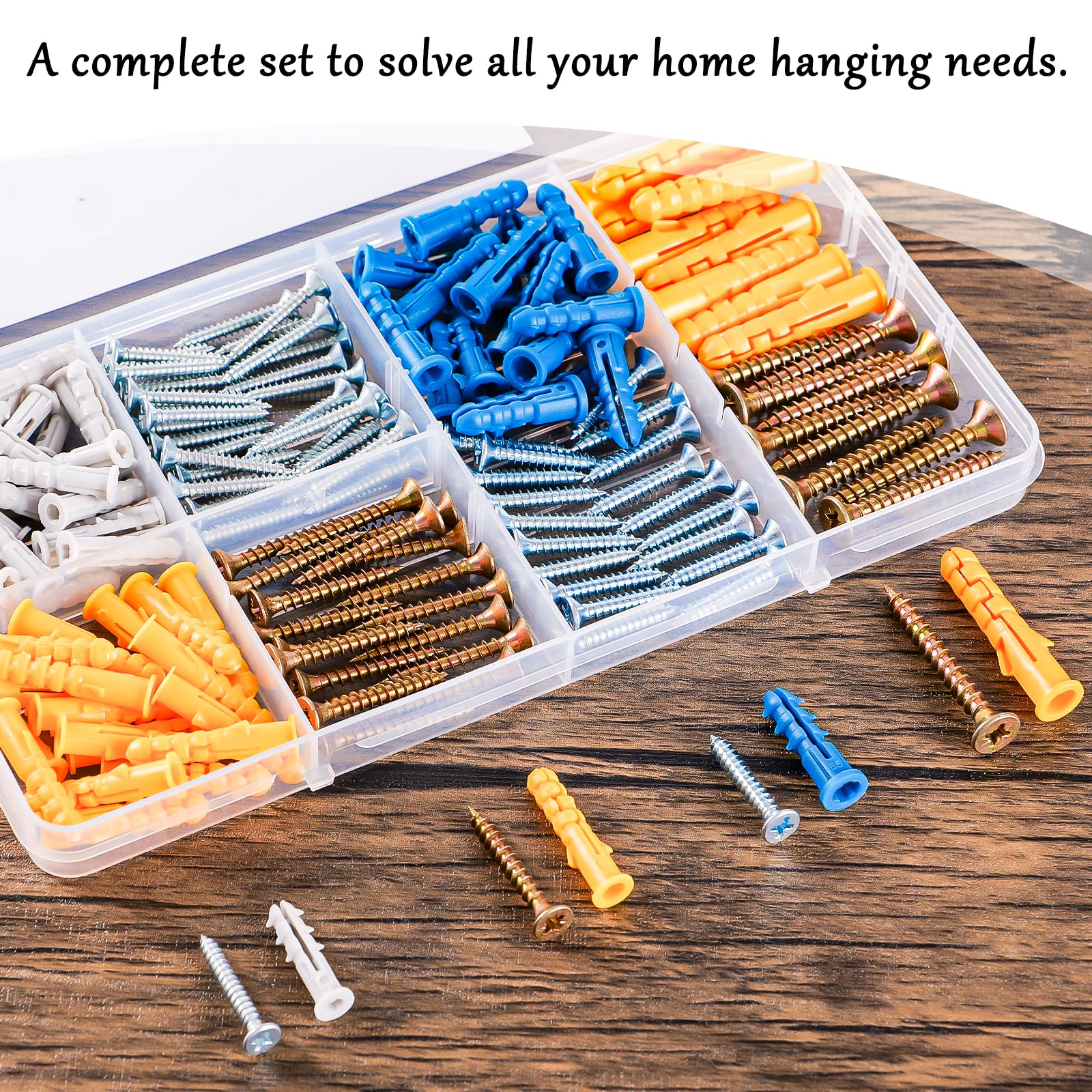 Wall Anchors Kit for Hanging Wall Art Decor (160 Count)