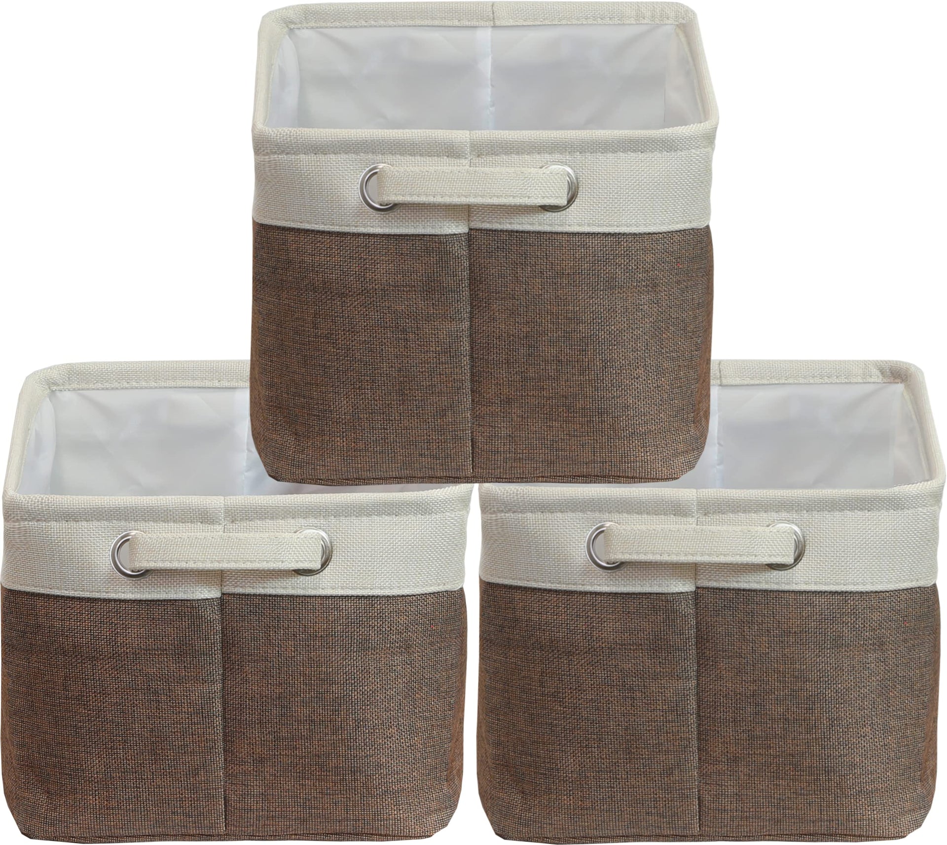14.4" x 10" Slim Large Fabric Storage Bin (3 Count)