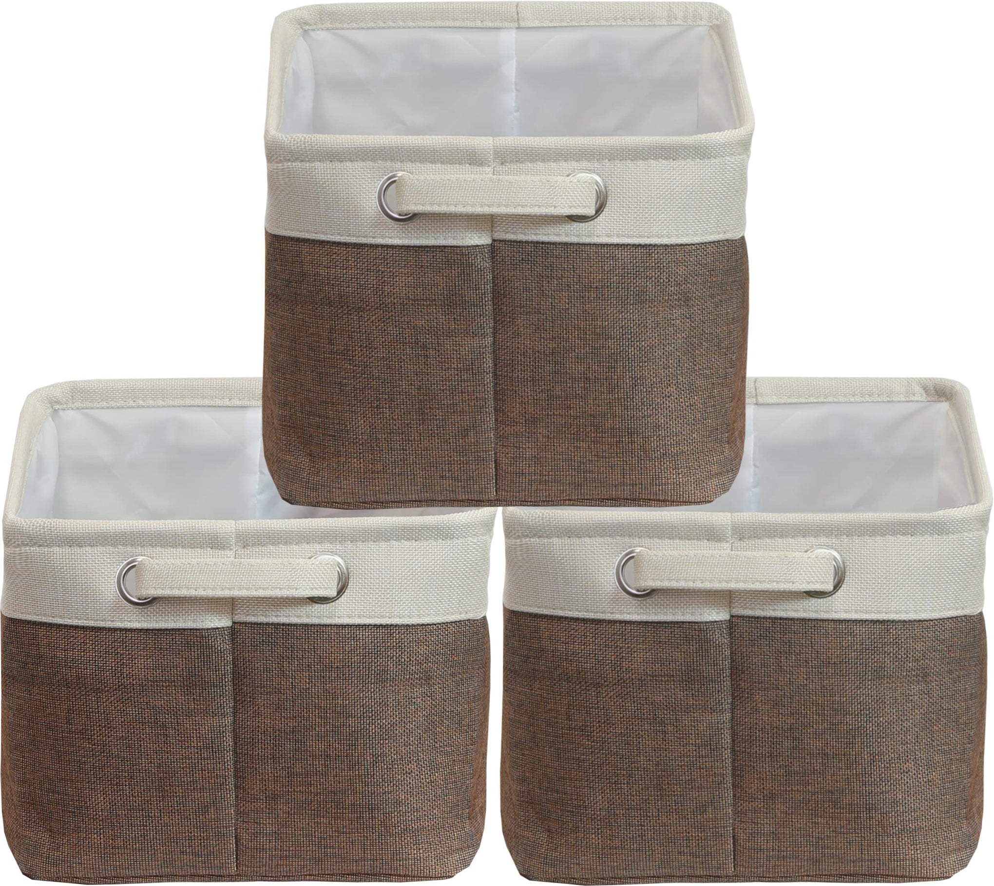 14.4" x 10" Slim Large Fabric Storage Bin (3 Count)
