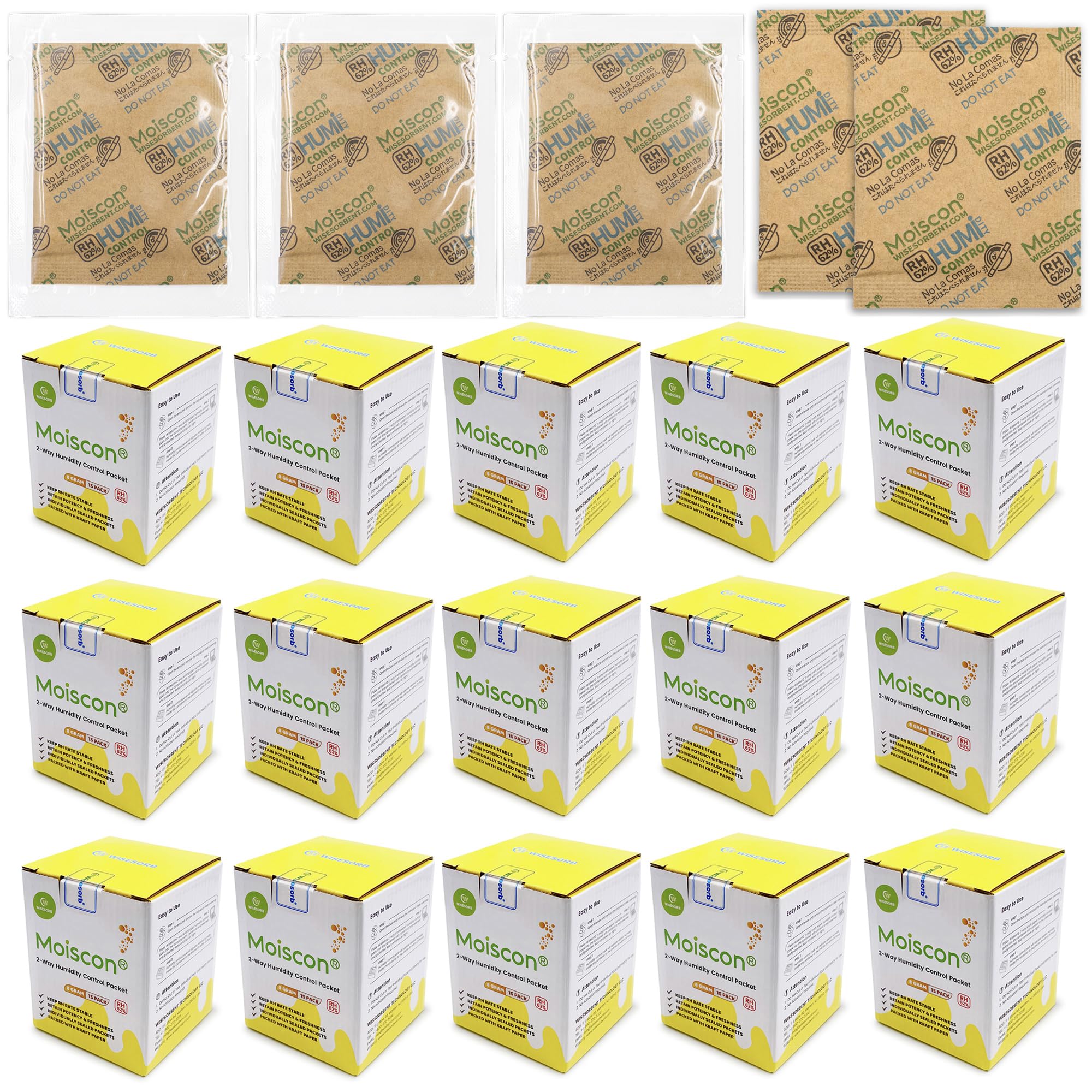 225 Pack 62% RH 8 Gram Two