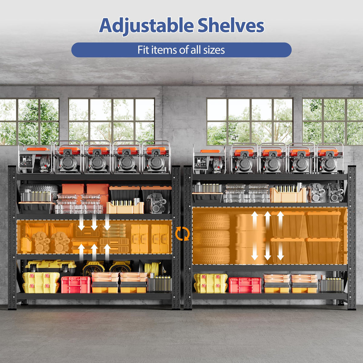 3000LBS Storage Shelves (4 Count)