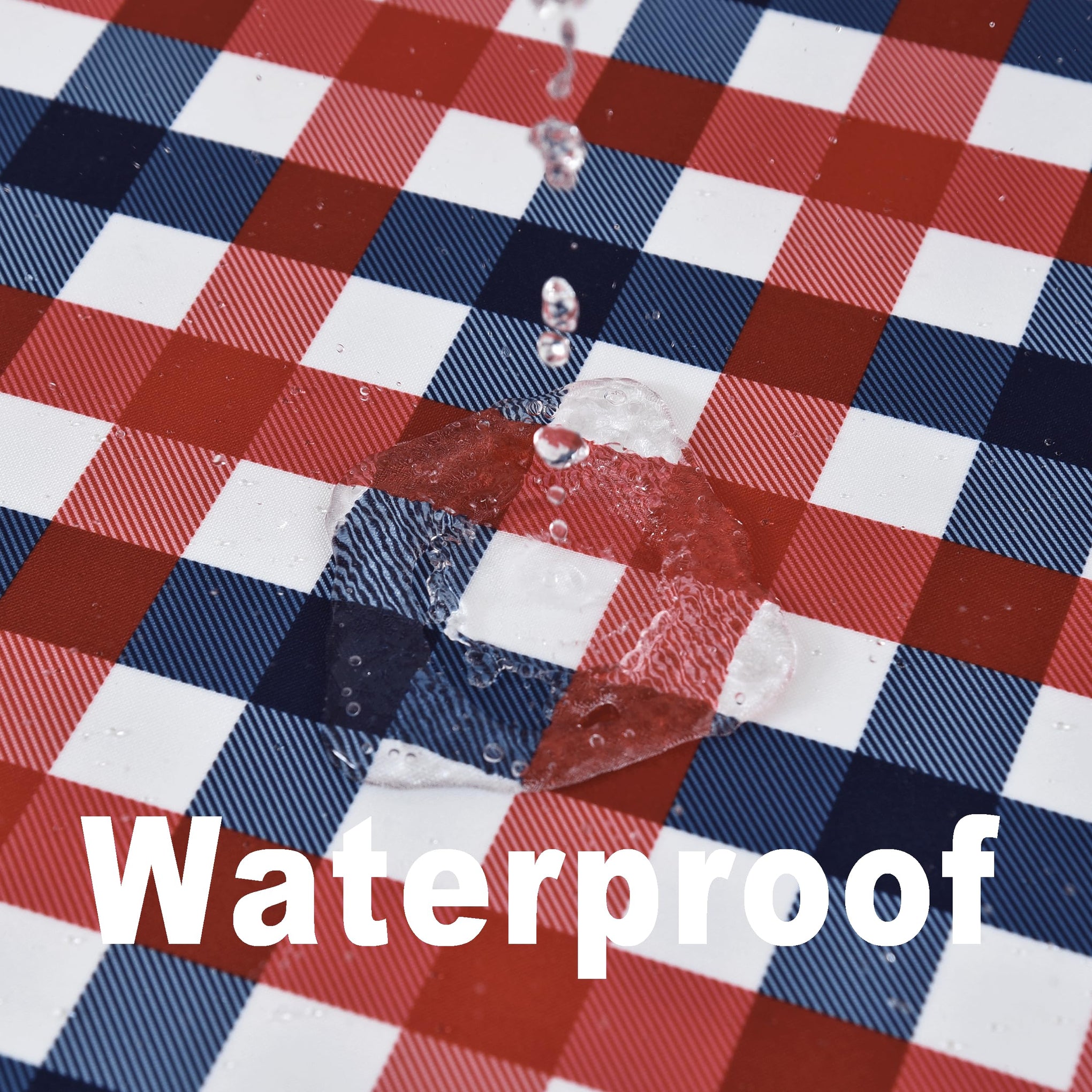 Waterproof Plaid Tablecloth Fabric