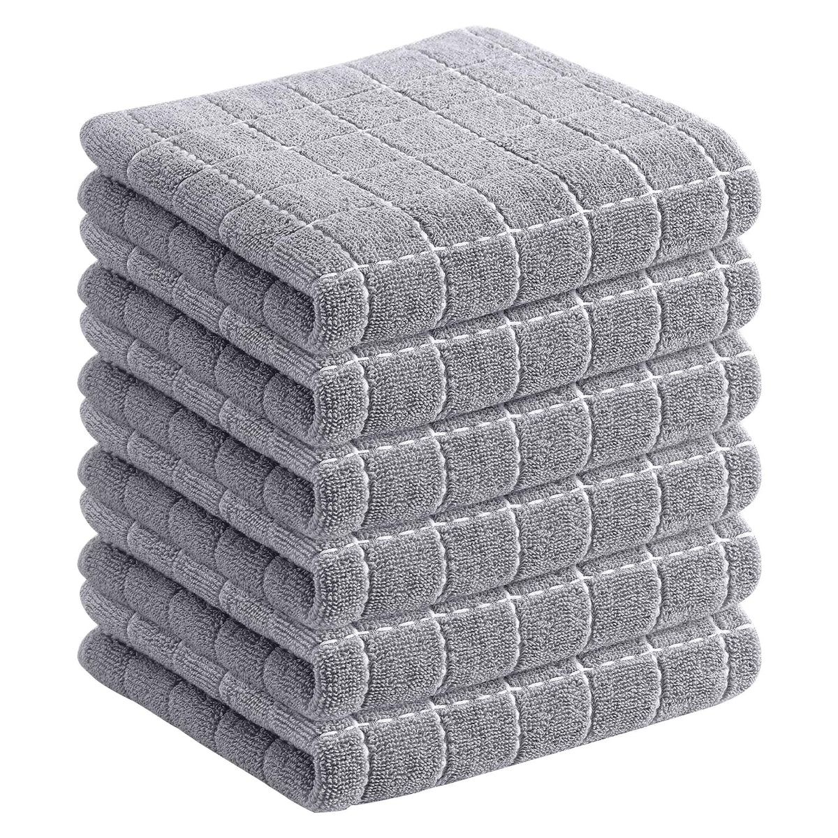 100% Cotton Terry Kitchen Towels (6 Count)