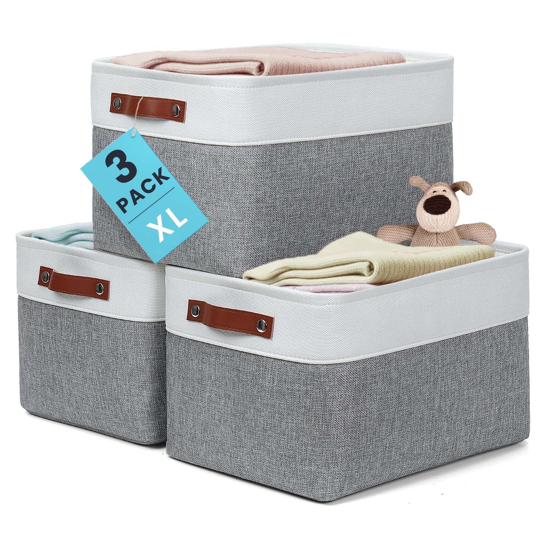 16x12.5in Storage Baskets (3 Count)