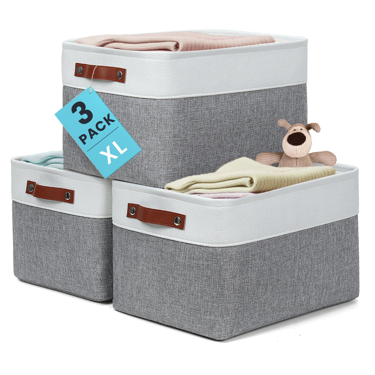16x12.5in Storage Baskets (3 Count)