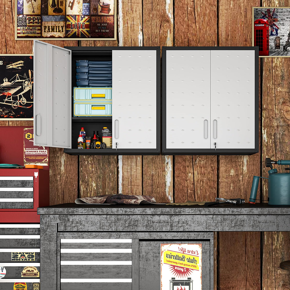 Metal Storage Cabinet for Garage