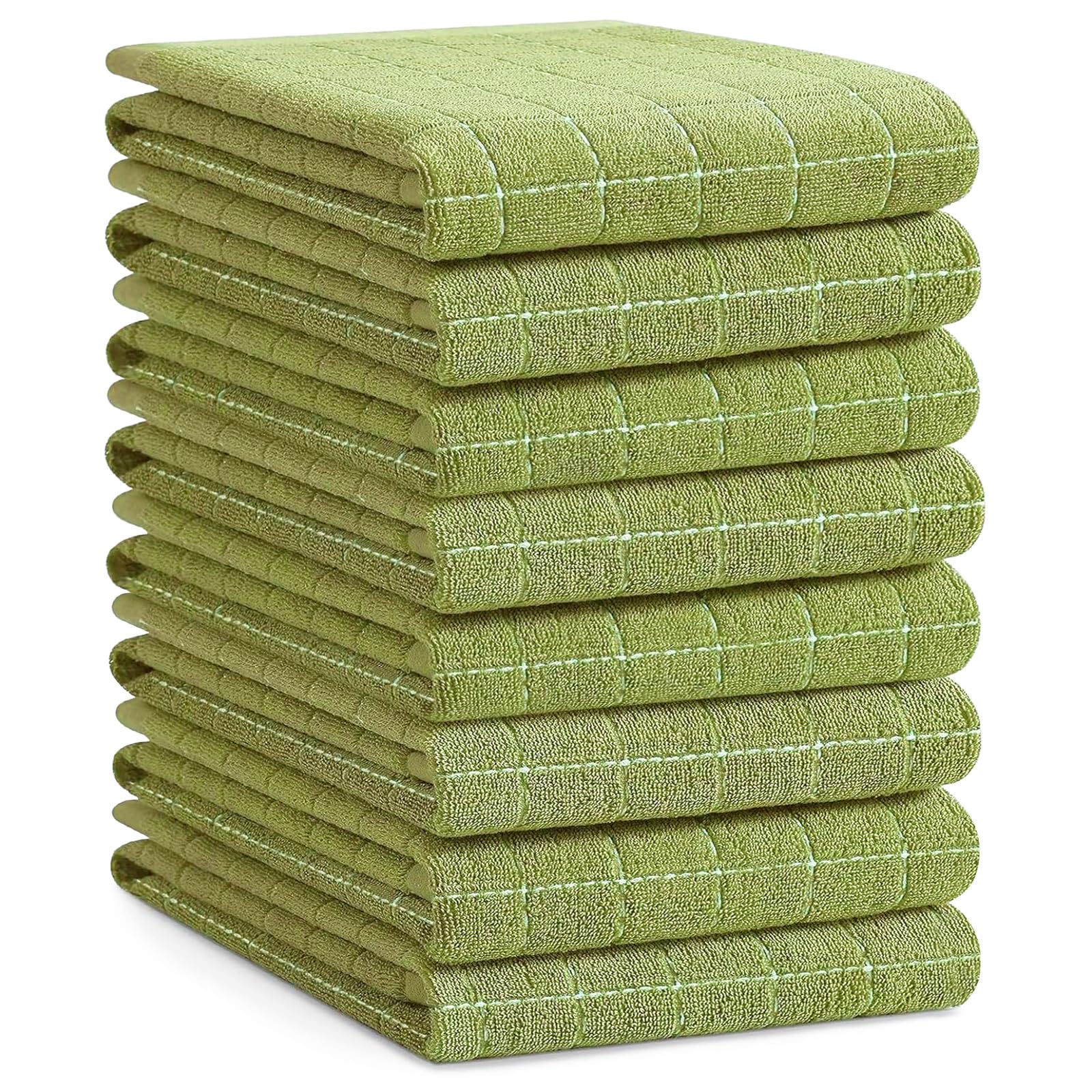 100% Cotton Terry Kitchen Towels (8 Count)