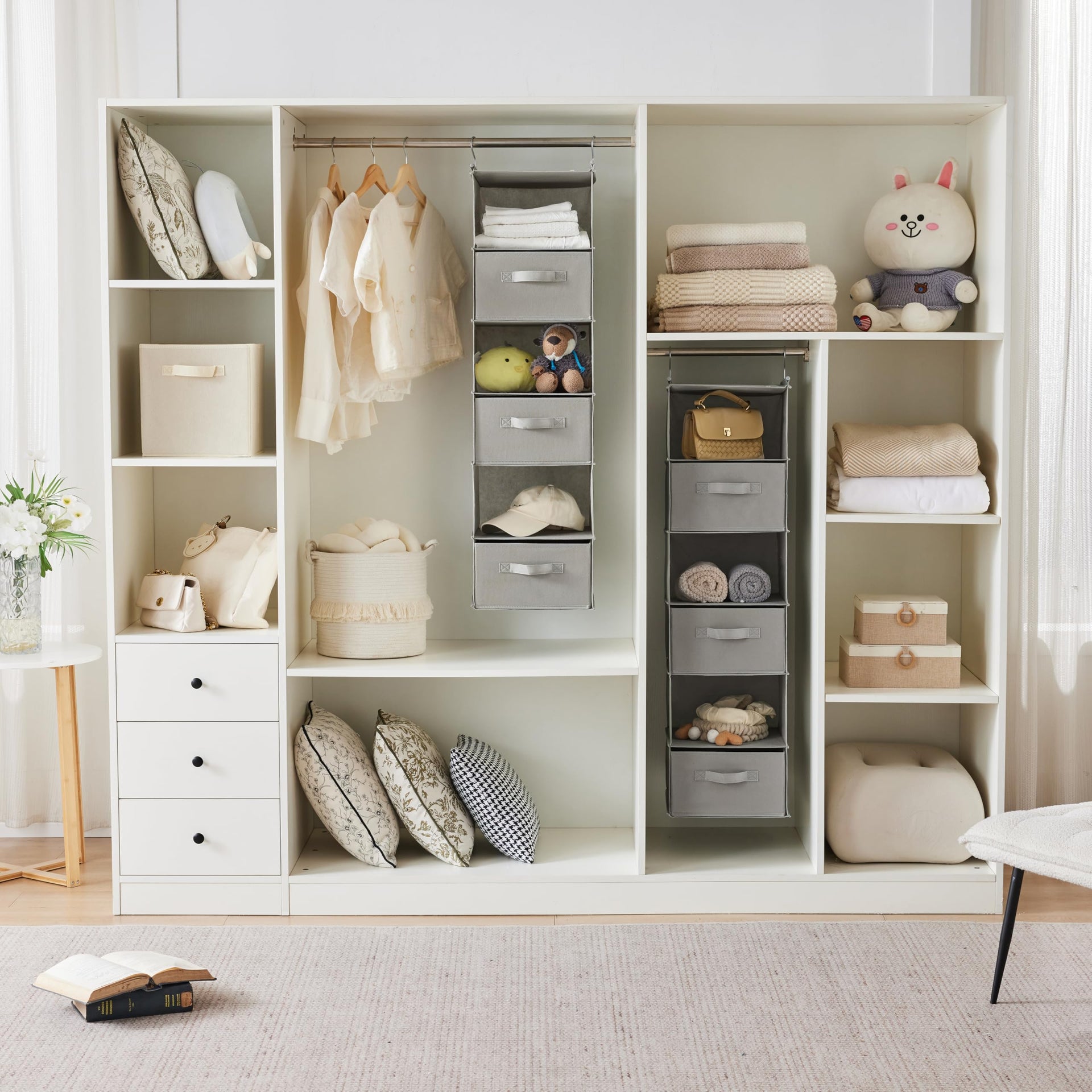 6 Tier Shelf Hanging Closet Organizer