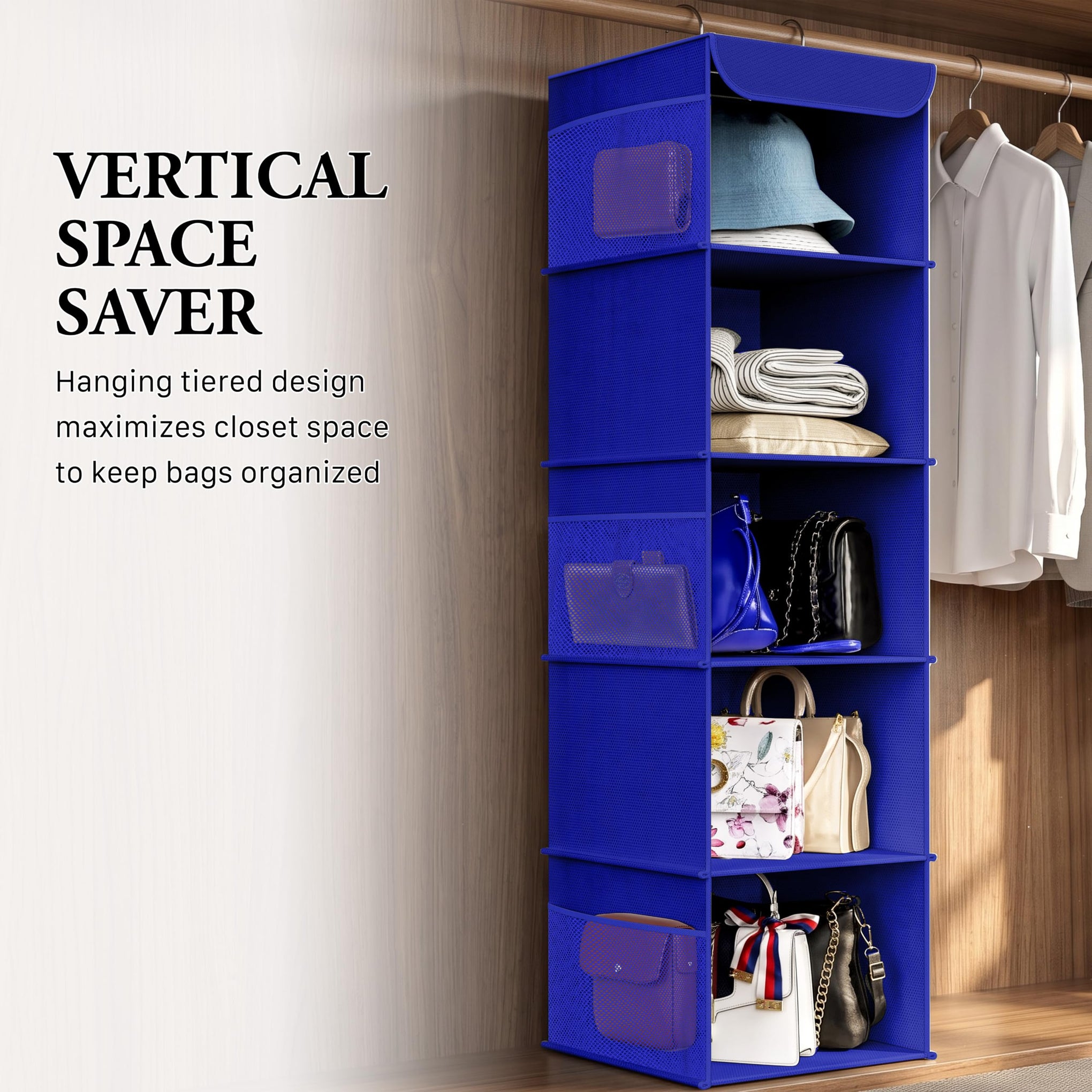 5 Shelf Hanging Closet Organizer