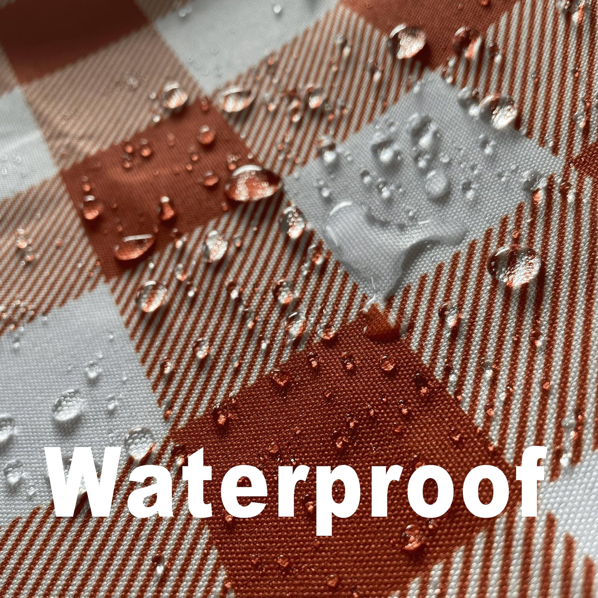 Waterproof Checkered Tablecloth Runner Fabric