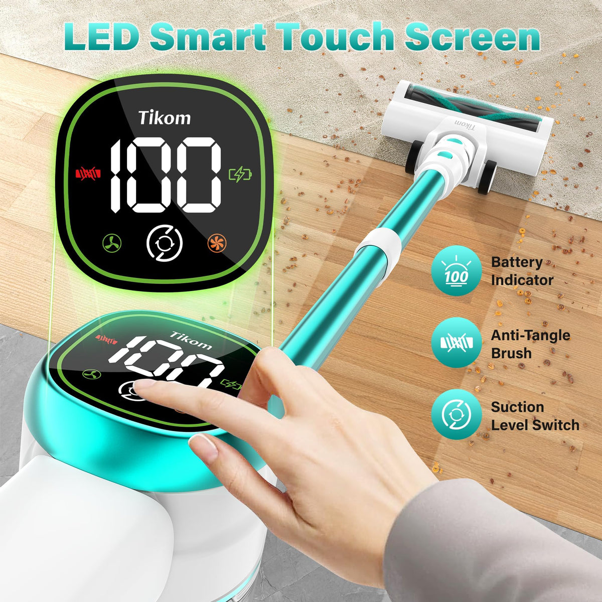 V500 Cordless Vacuum Cleaner for Home