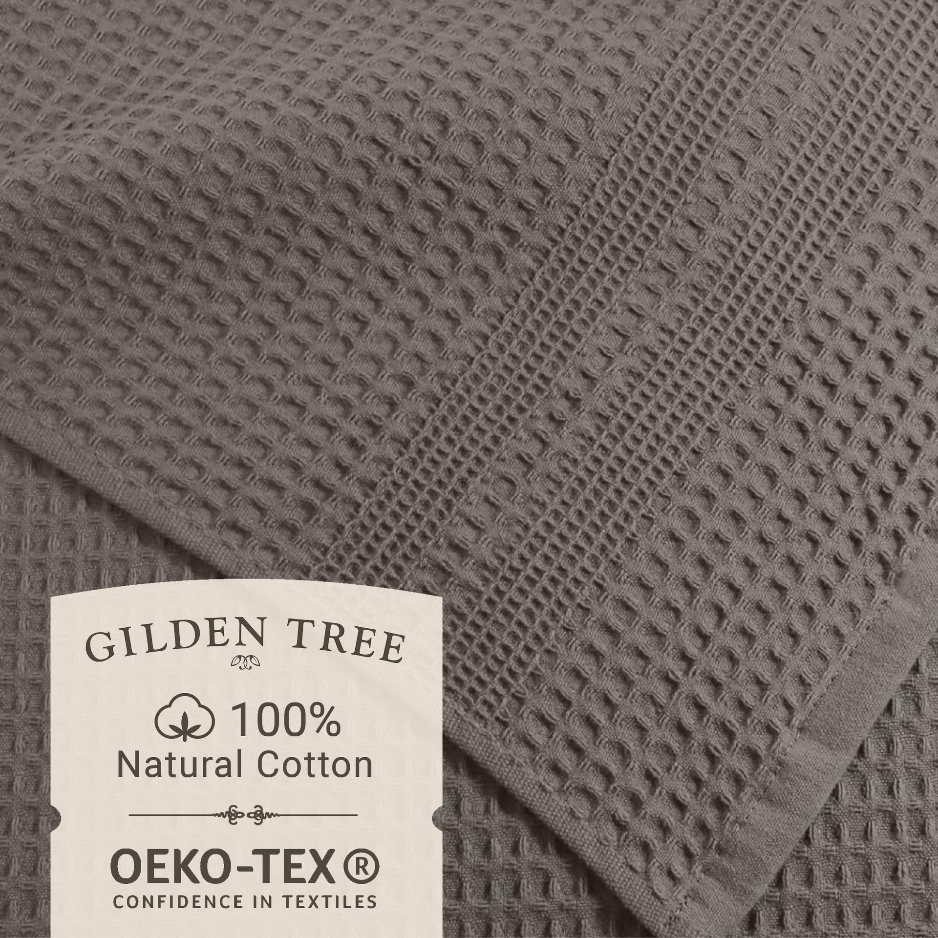 Waffle Towels for Bathroom (2 Count)