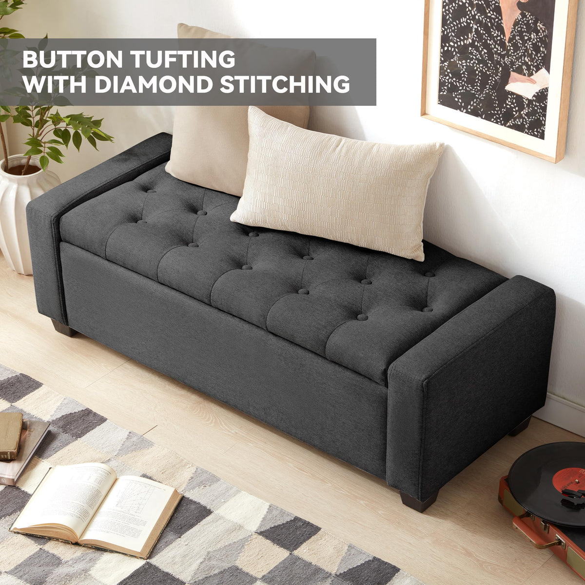 48" Ottoman with Storage