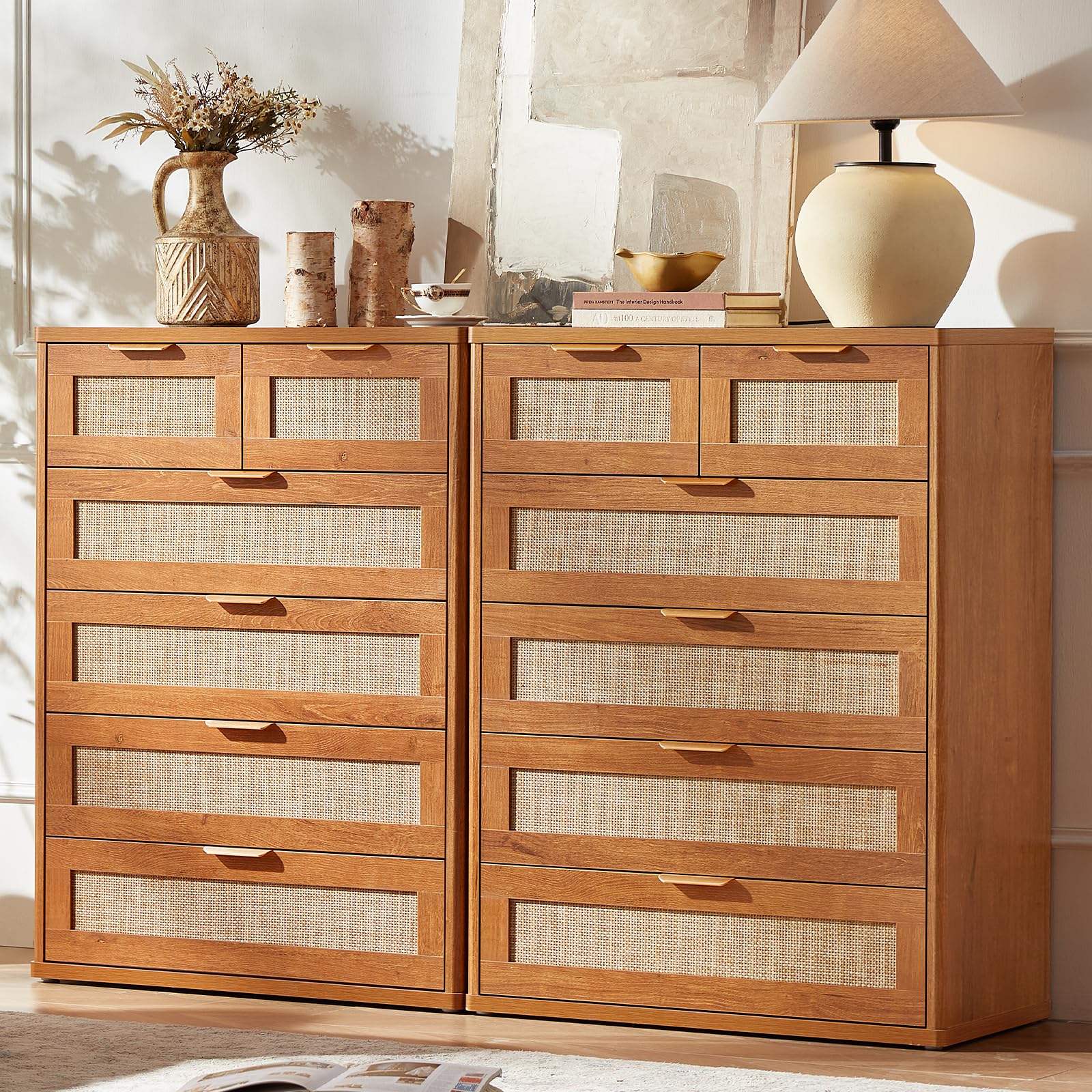 Rattan Dresser for Bedroom Set 2
