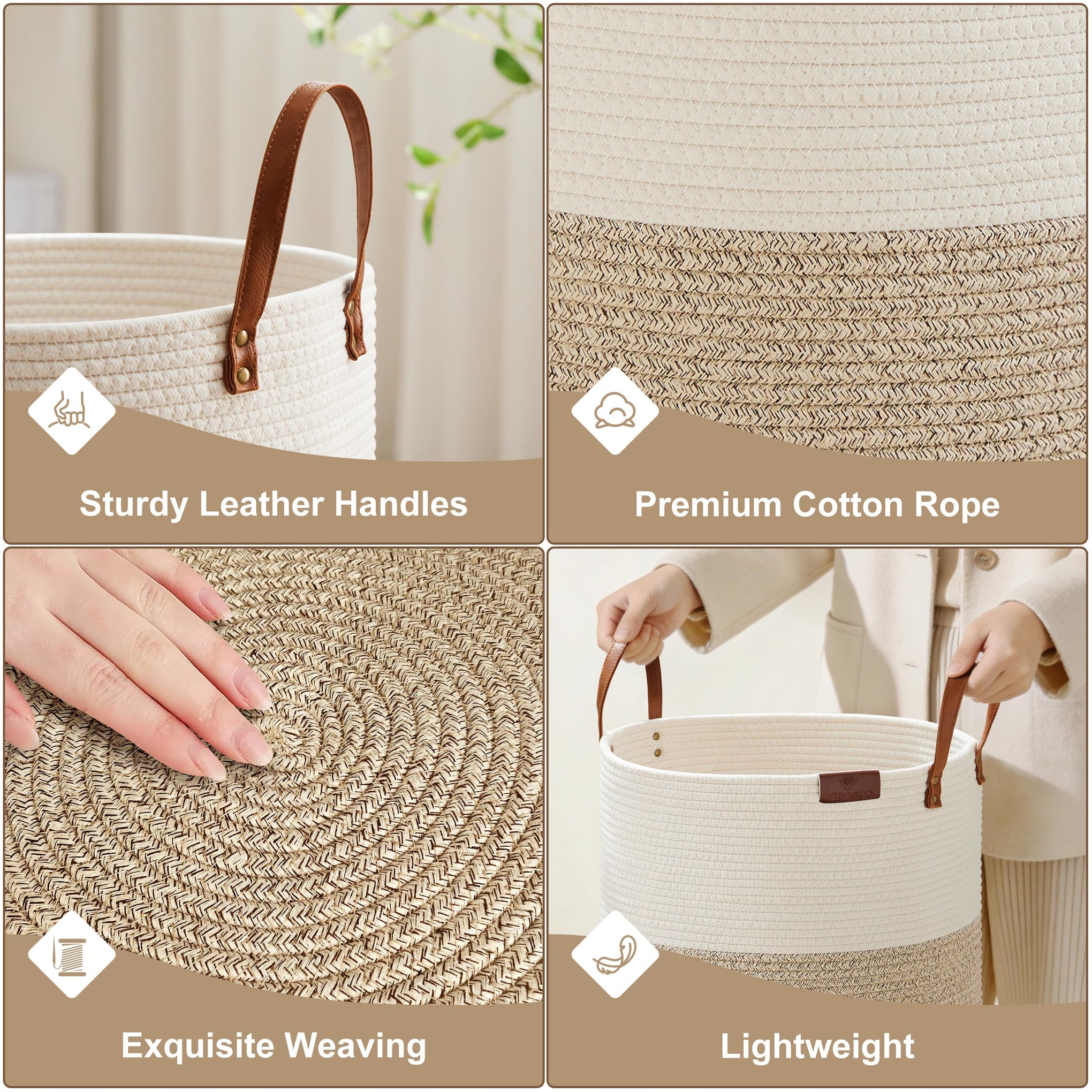 Tall Laundry Basket (1961.2133 Fl Oz) - ModHome Supplies