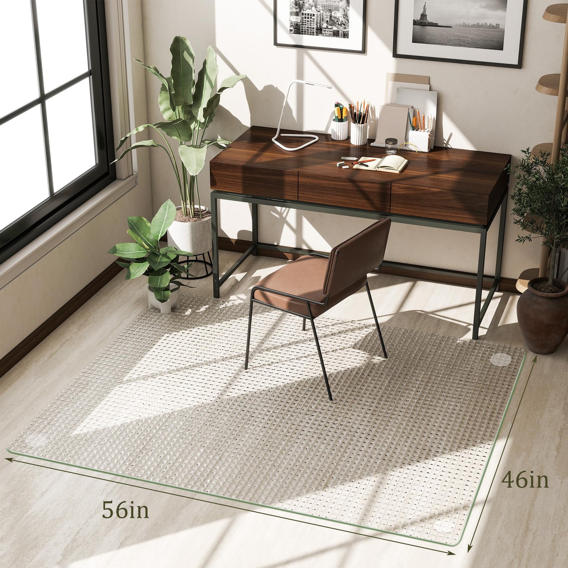 46"X56" Tempered Glass