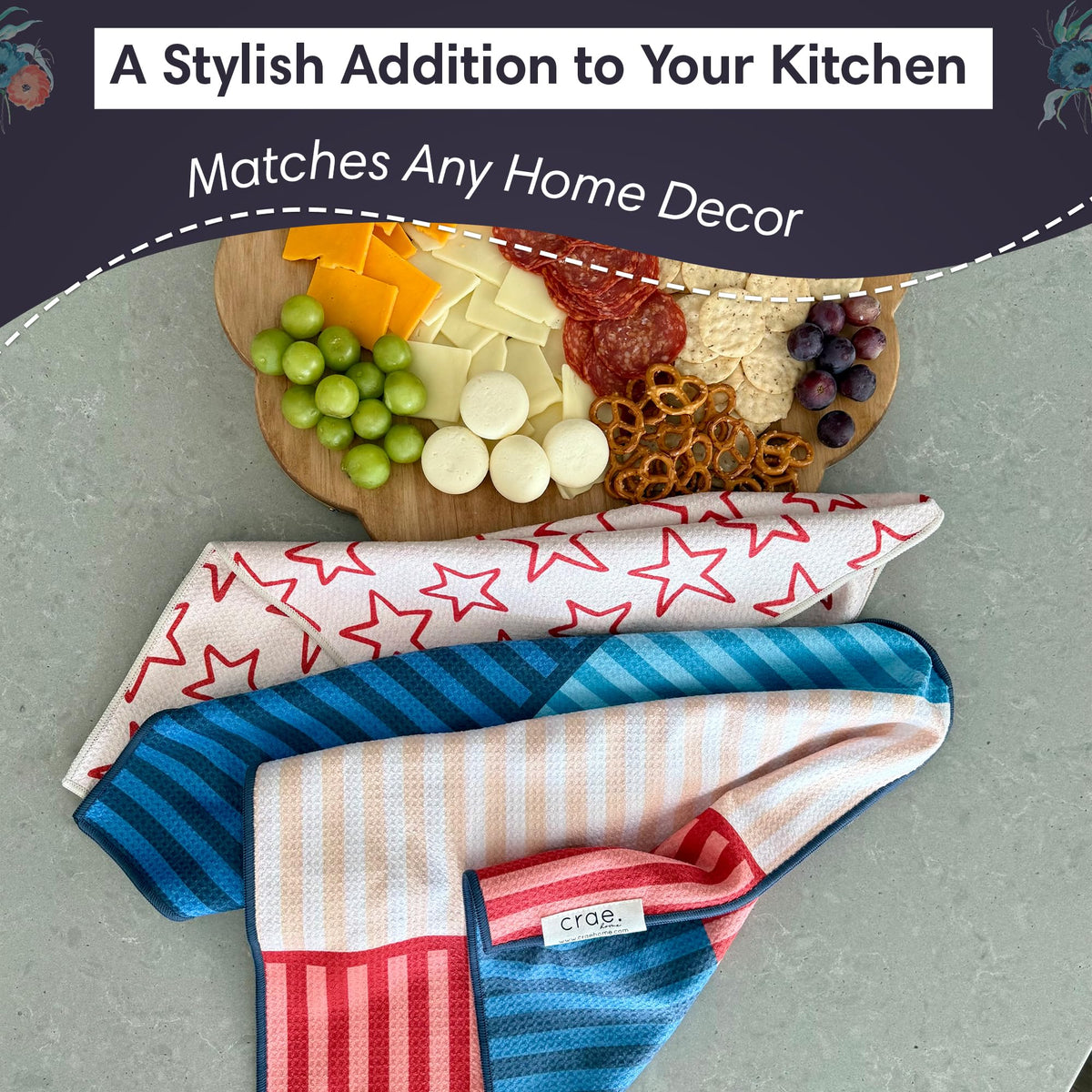 Microfiber Hand Towel & Washcloth Set (2 Count)