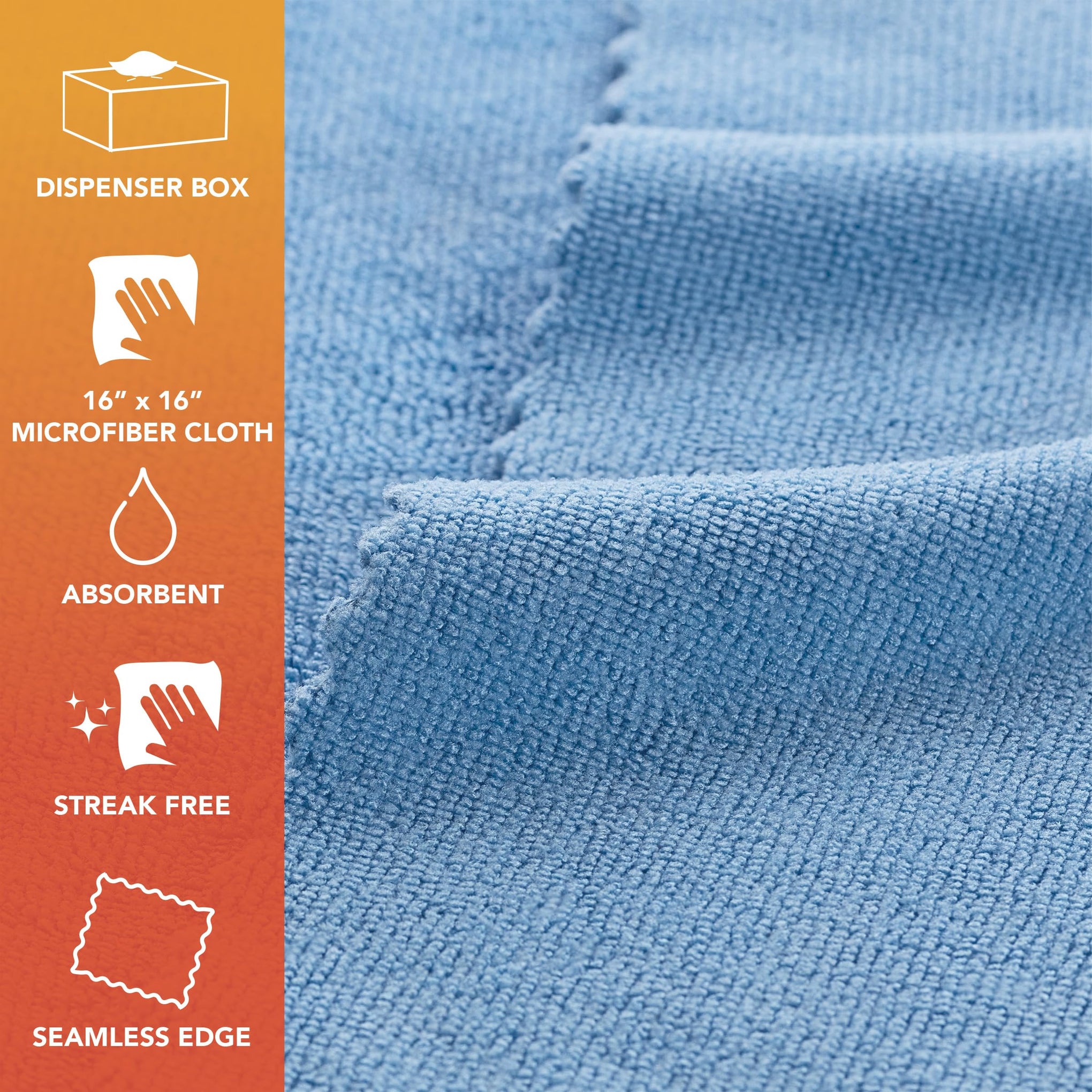Arkwright Smart Rags Microfiber Cleaning Cloths (50 Count)